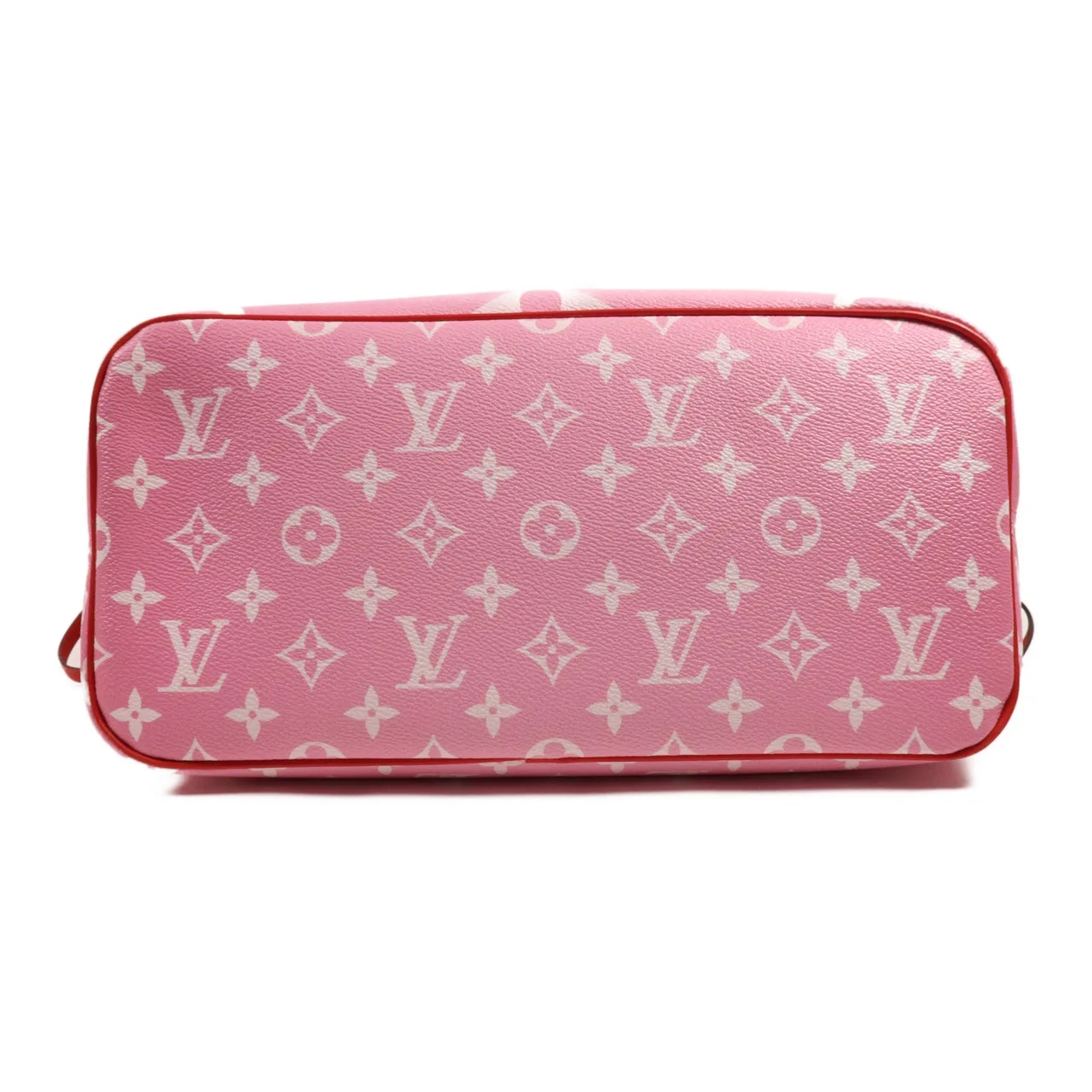 LOUIS VUITTON Neverfull M45127 Tote Bag Coated Canvas 紅色 / 粉色 / Rouge Red Coated Canvas Rank A - Thumbnail 4