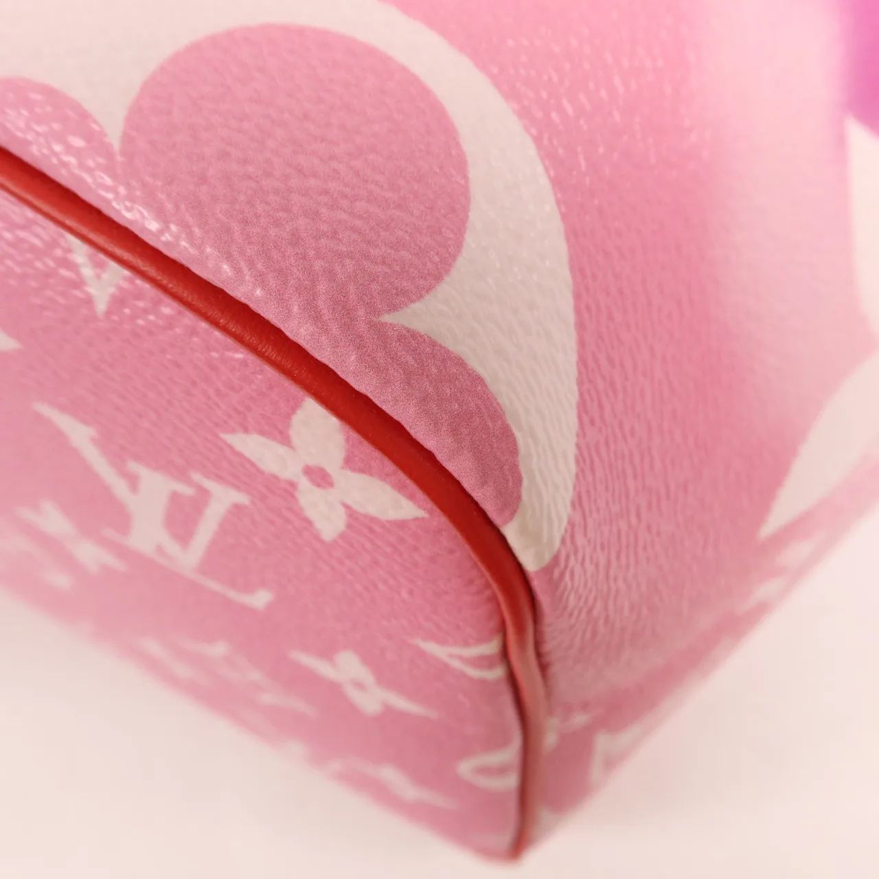 LOUIS VUITTON Neverfull M45127 Tote Bag Coated Canvas 紅色 / 粉色 / Rouge Red Coated Canvas Rank A - Thumbnail 6