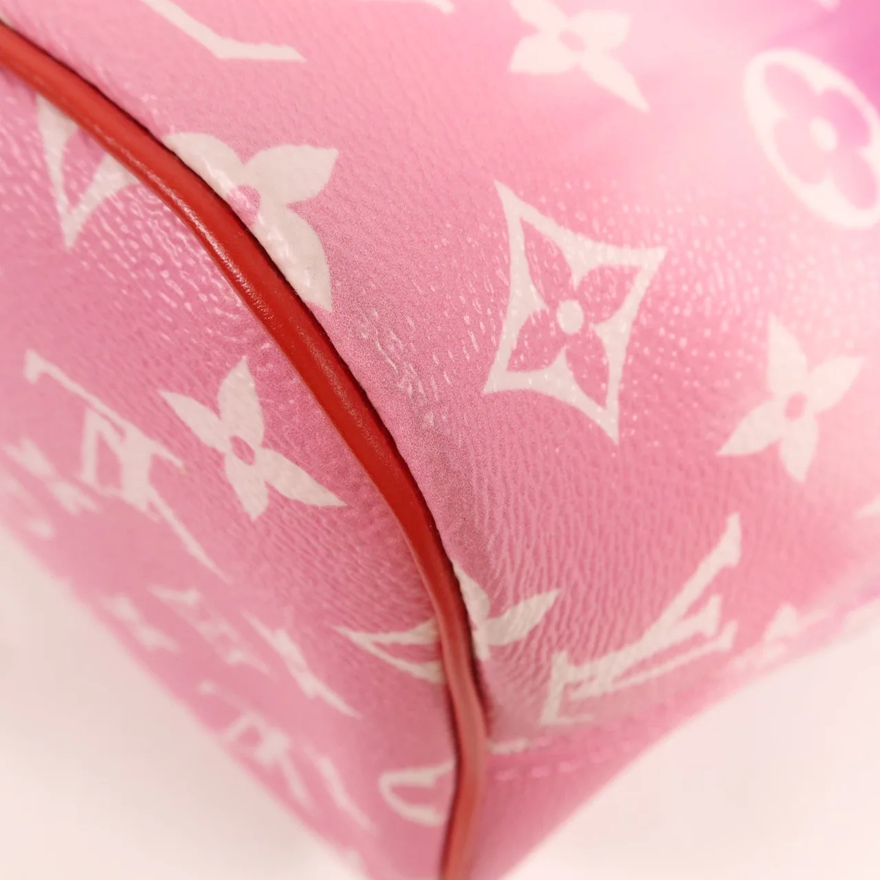 LOUIS VUITTON Neverfull M45127 Tote Bag Coated Canvas 紅色 / 粉色 / Rouge Red Coated Canvas Rank A - Thumbnail 8