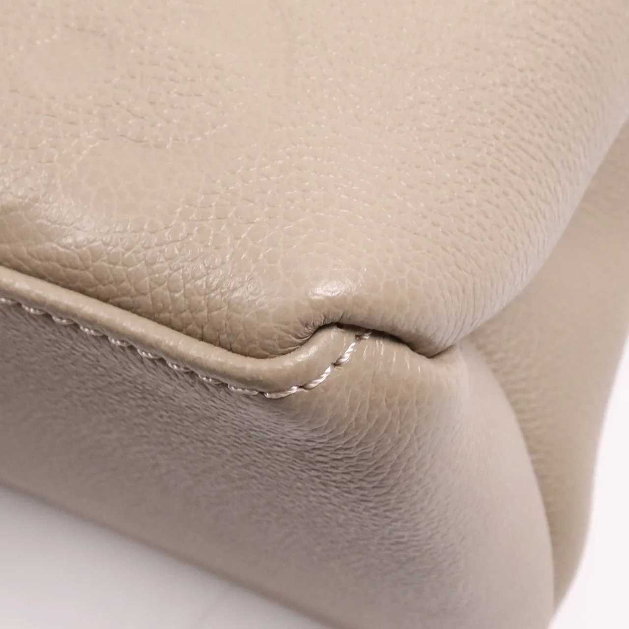 LOUIS VUITTON Grand Palais M45833 2-Way Bag Calfskin 米色 Calfskin Rank A - Thumbnail 9