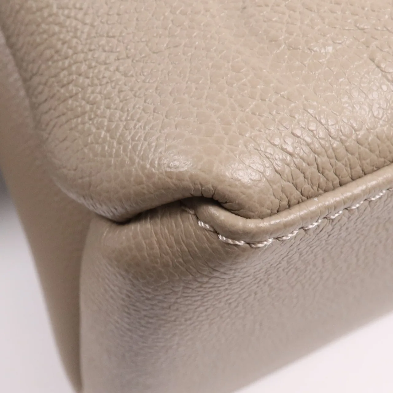 LOUIS VUITTON Grand Palais M45833 2-Way Bag Calfskin 米色 Calfskin Rank A - Thumbnail 12