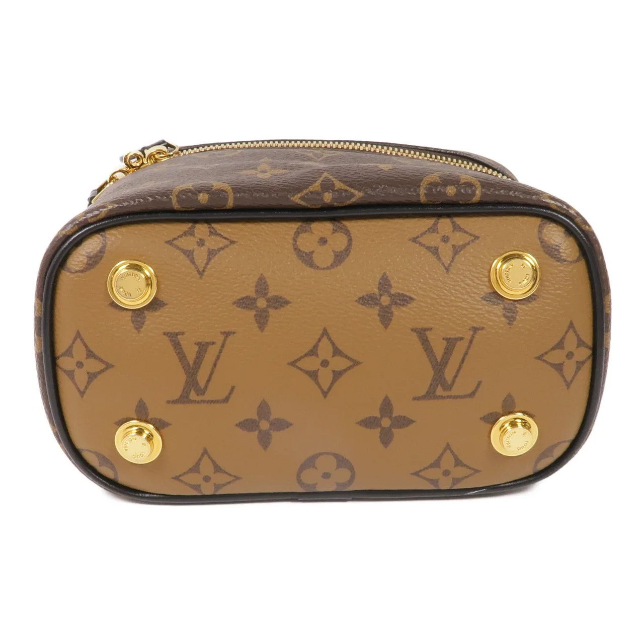LOUIS VUITTON Vanity M45165 2-Way Bag Coated Canvas 棕色 Coated Canvas Rank A - Thumbnail 4