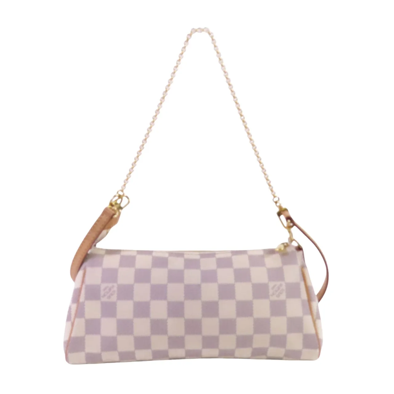 LOUIS VUITTON Eva N55214 2-Way Bag Coated Canvas 白色 / White Coated Canvas Rank B - Thumbnail 2