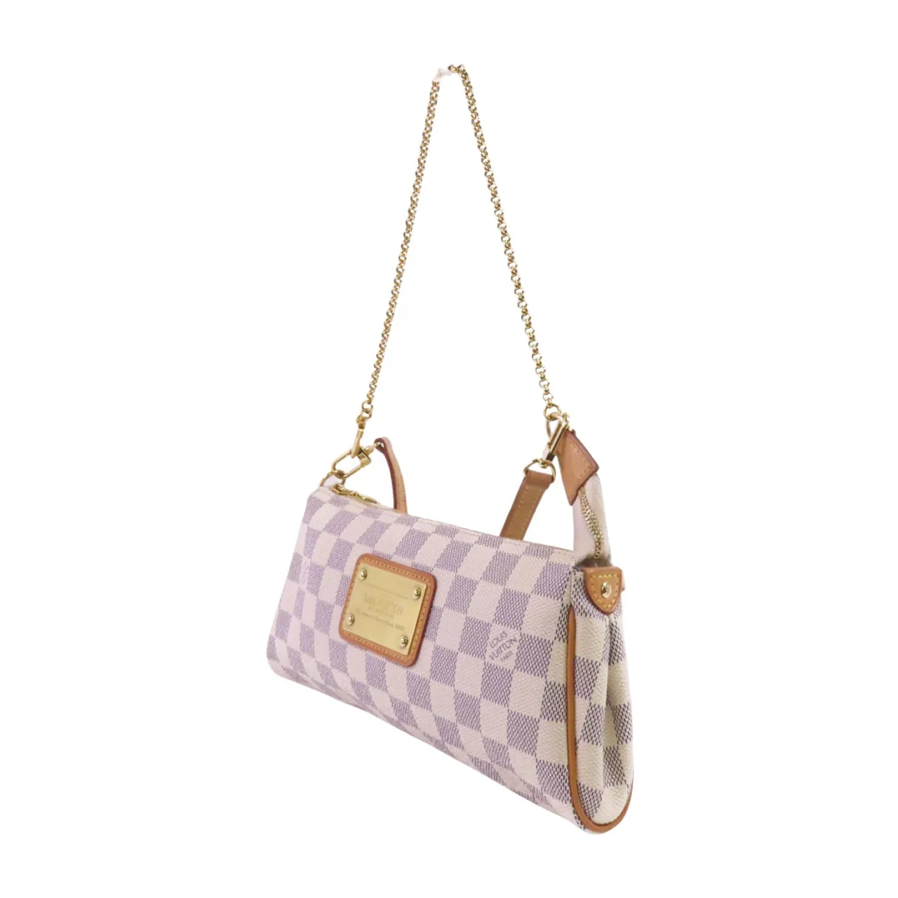 LOUIS VUITTON Eva N55214 2-Way Bag Coated Canvas 白色 / White Coated Canvas Rank B - Thumbnail 3