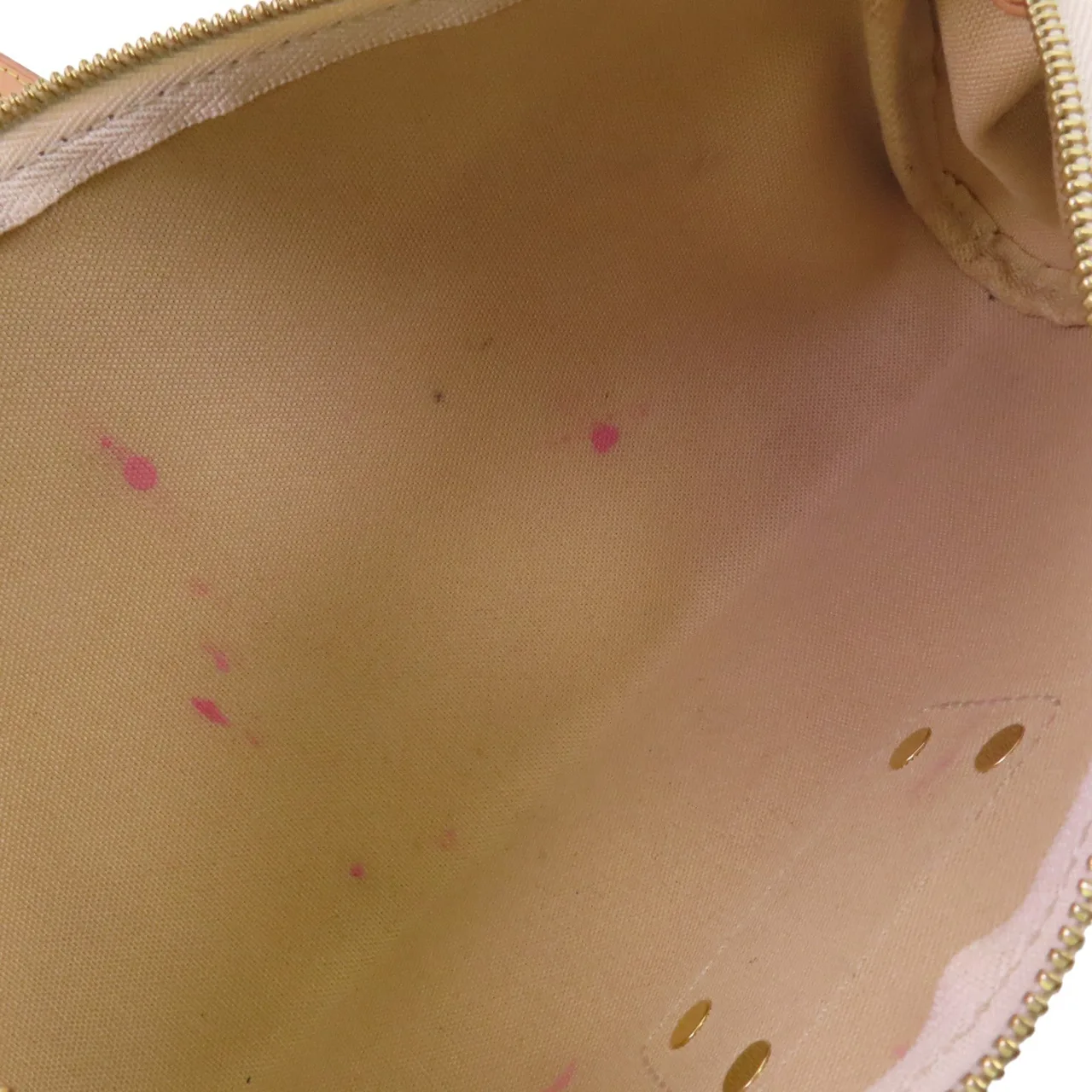 LOUIS VUITTON Eva N55214 2-Way Bag Coated Canvas 白色 / White Coated Canvas Rank B - Thumbnail 5