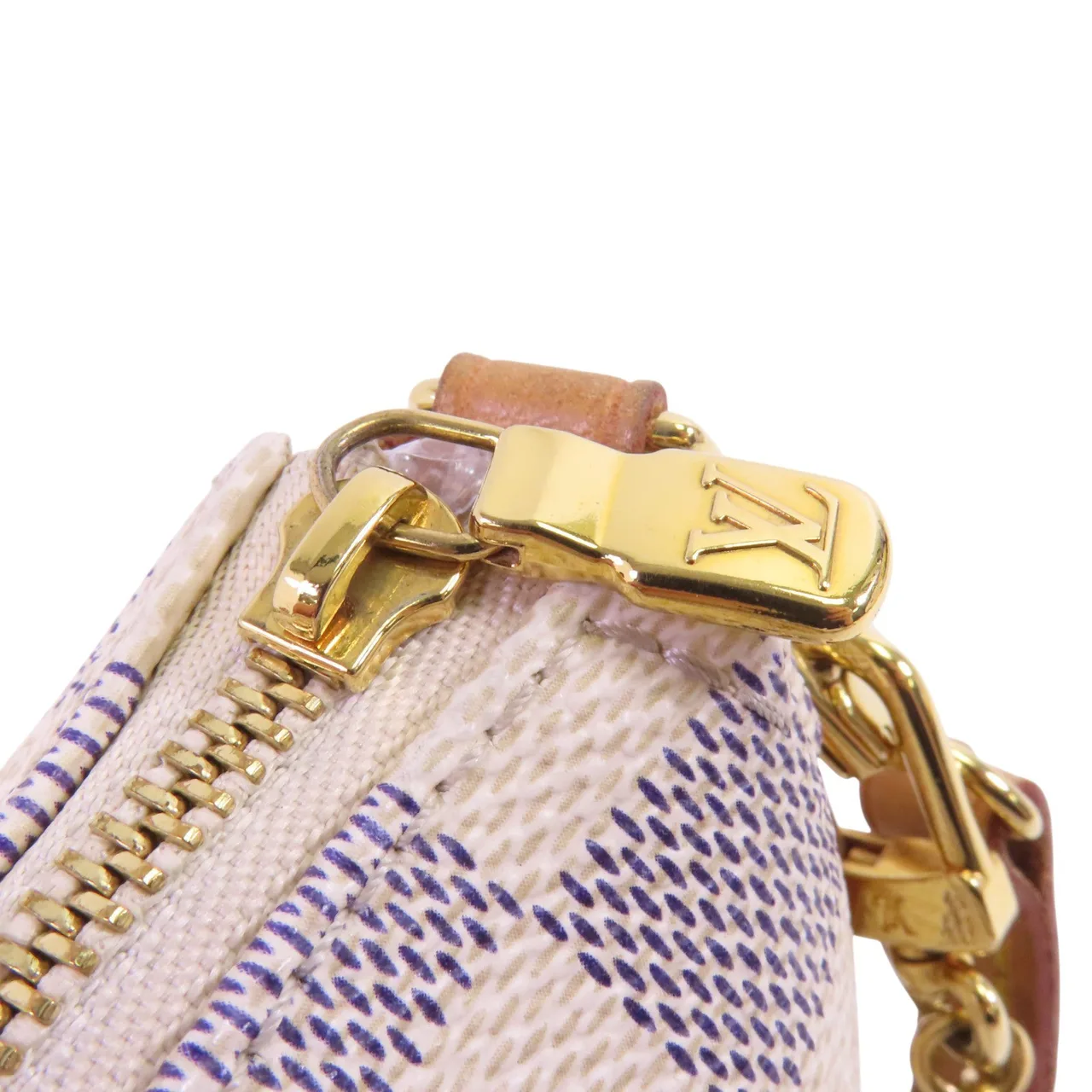 LOUIS VUITTON Eva N55214 2-Way Bag Coated Canvas 白色 / White Coated Canvas Rank B - Thumbnail 8