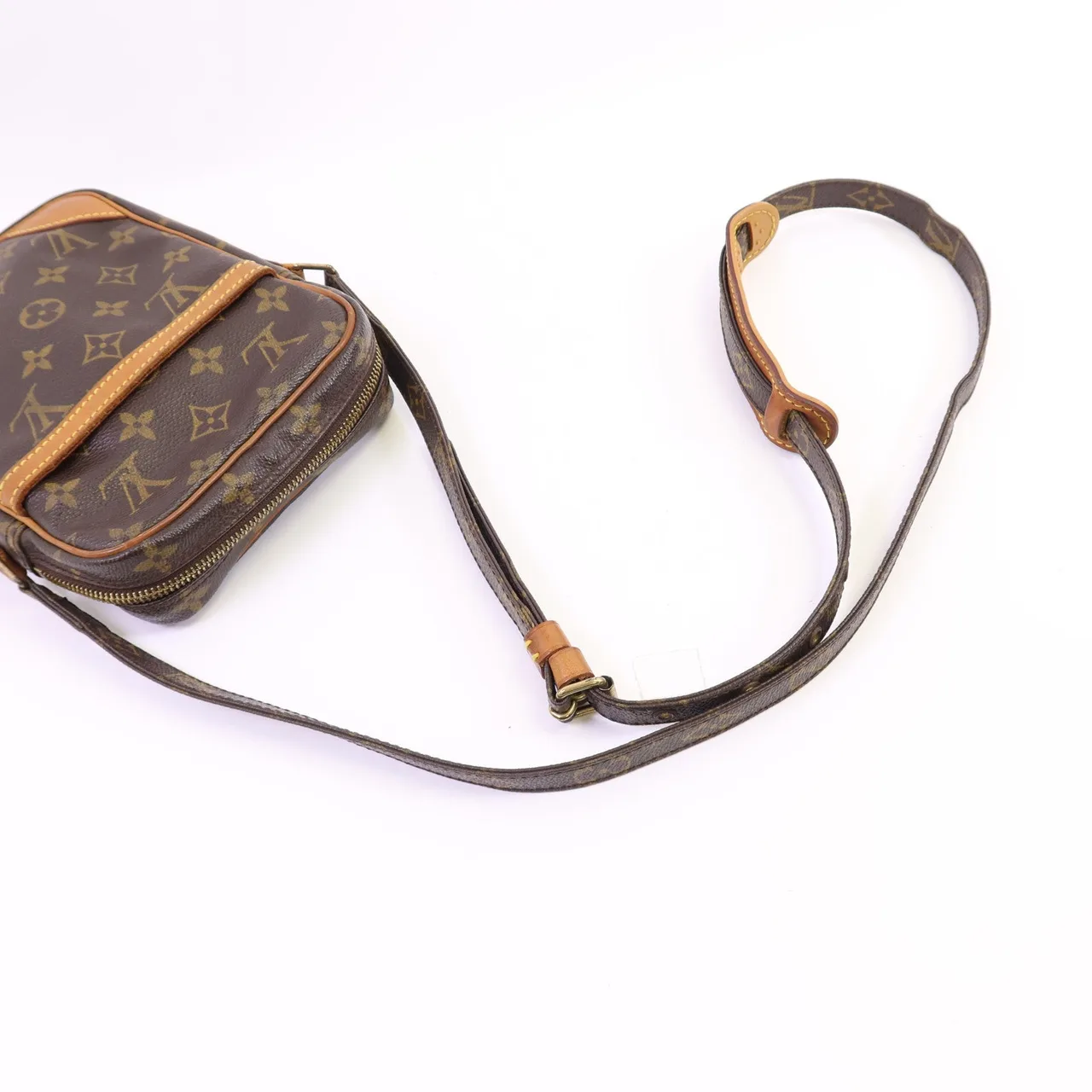 LOUIS VUITTON Danube M45266 肩背包 塗層帆布 棕色 塗層帆布 中古品B - 縮圖 5