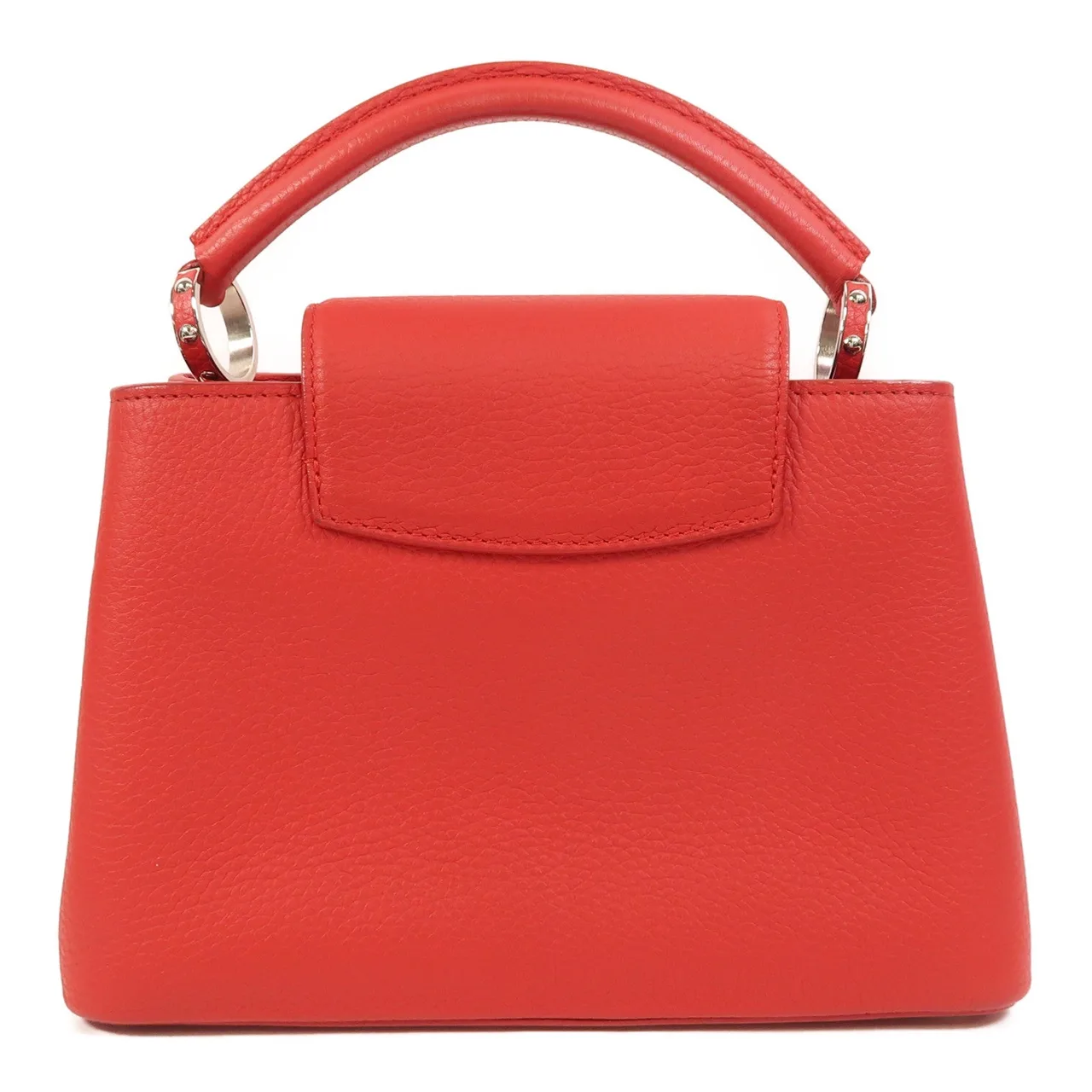 LOUIS VUITTON Capucines M94754 2-Way Bag Calfskin 紅色 / Red Calfskin Rank A - Thumbnail 2