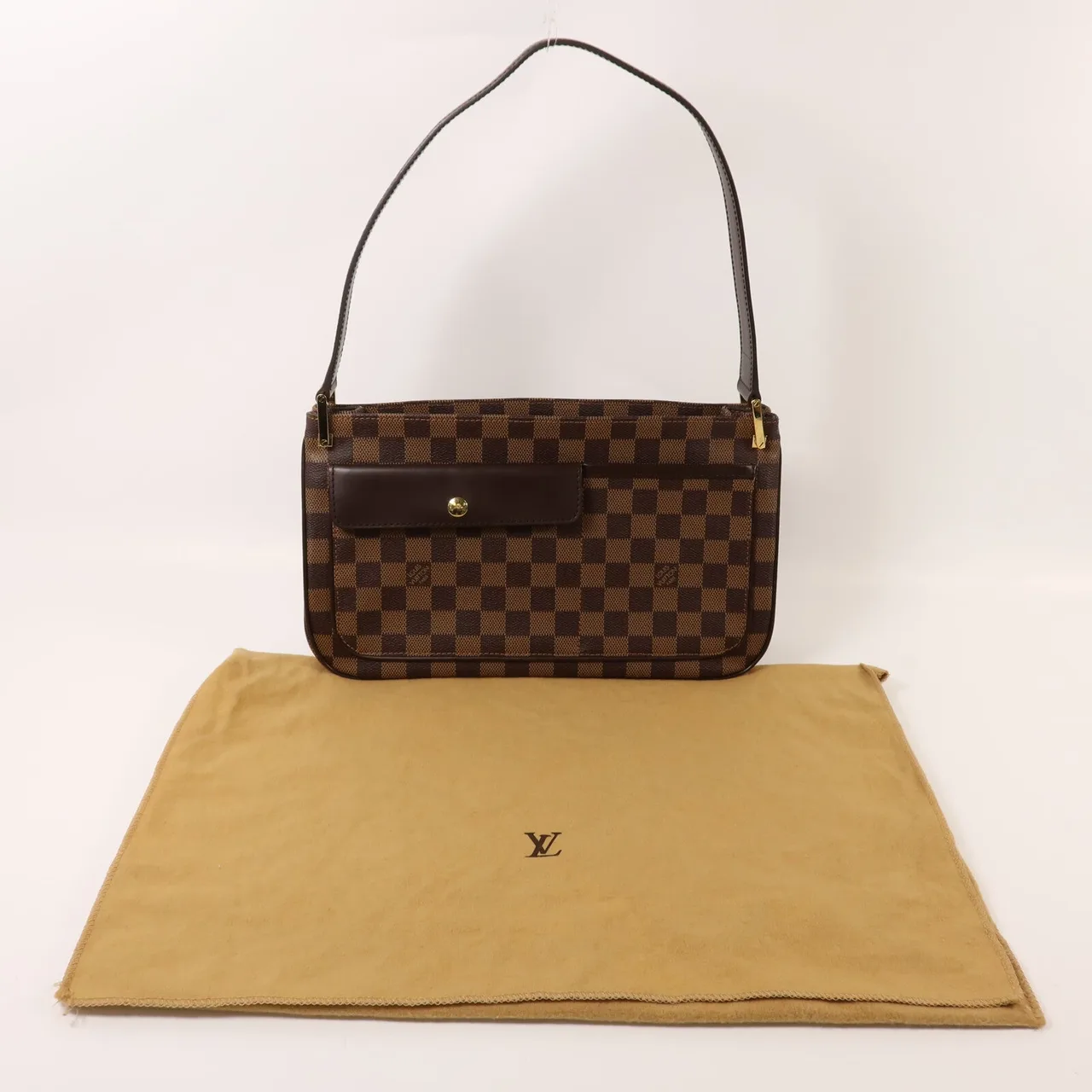 LOUIS VUITTON N51129 Shoulder Bag Coated Canvas 棕色 Coated Canvas Rank A - Thumbnail 11