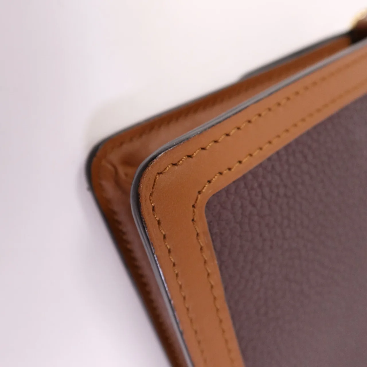 LOUIS VUITTON Dauphine M58881 Belt Bag Calfskin 棕色 / 白色 Calfskin Rank A - Thumbnail 13