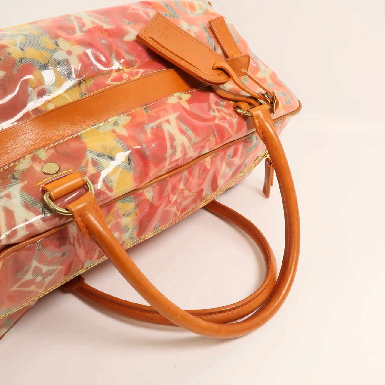 LOUIS VUITTON M95734 Shoulder Bag Canvas 橘色 Canvas Rank B - Thumbnail 4