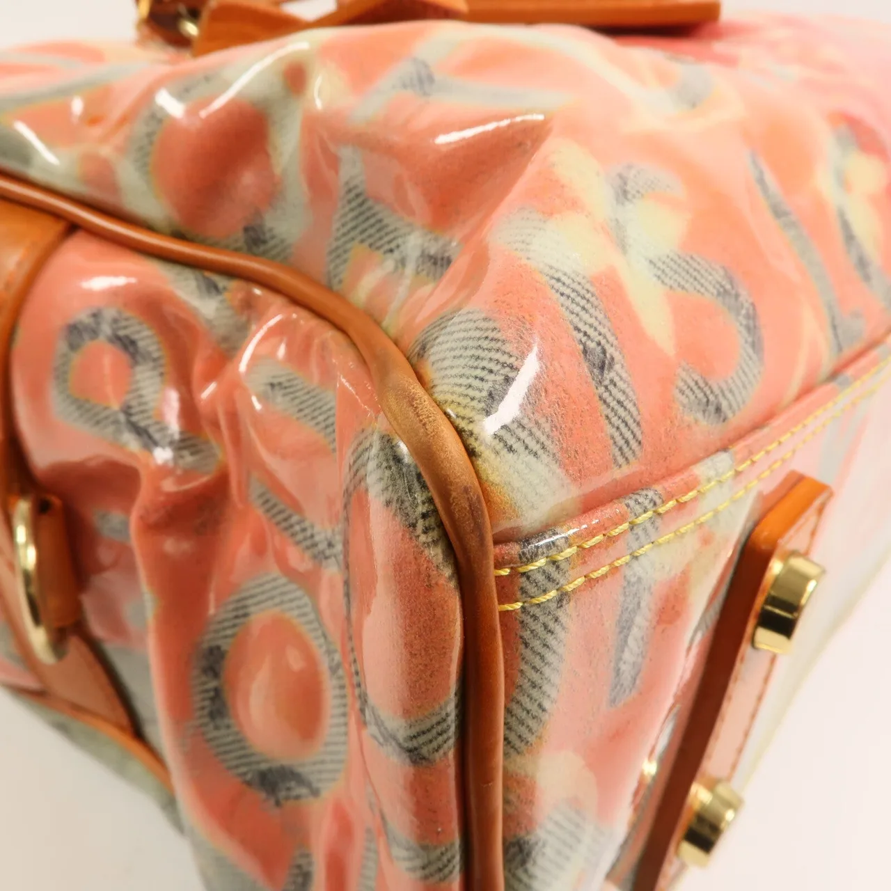 LOUIS VUITTON M95734 Shoulder Bag Canvas 橘色 Canvas Rank B - Thumbnail 7