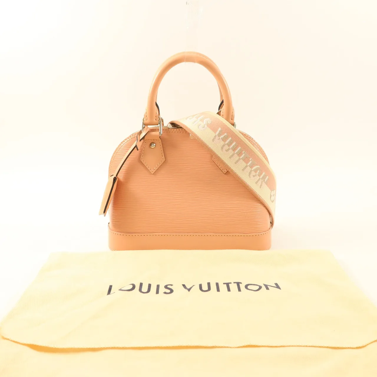 LOUIS VUITTON Alma M21682 2-Way Bag Leather 粉色 / Pink Leather Rank A - Thumbnail 8