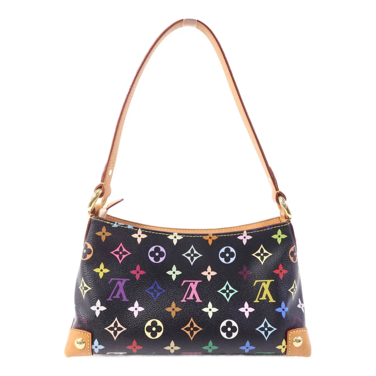LOUIS VUITTON M40099 Shoulder Bag Coated Canvas 黑色 / Multicolor Coated Canvas Rank B - Thumbnail 2