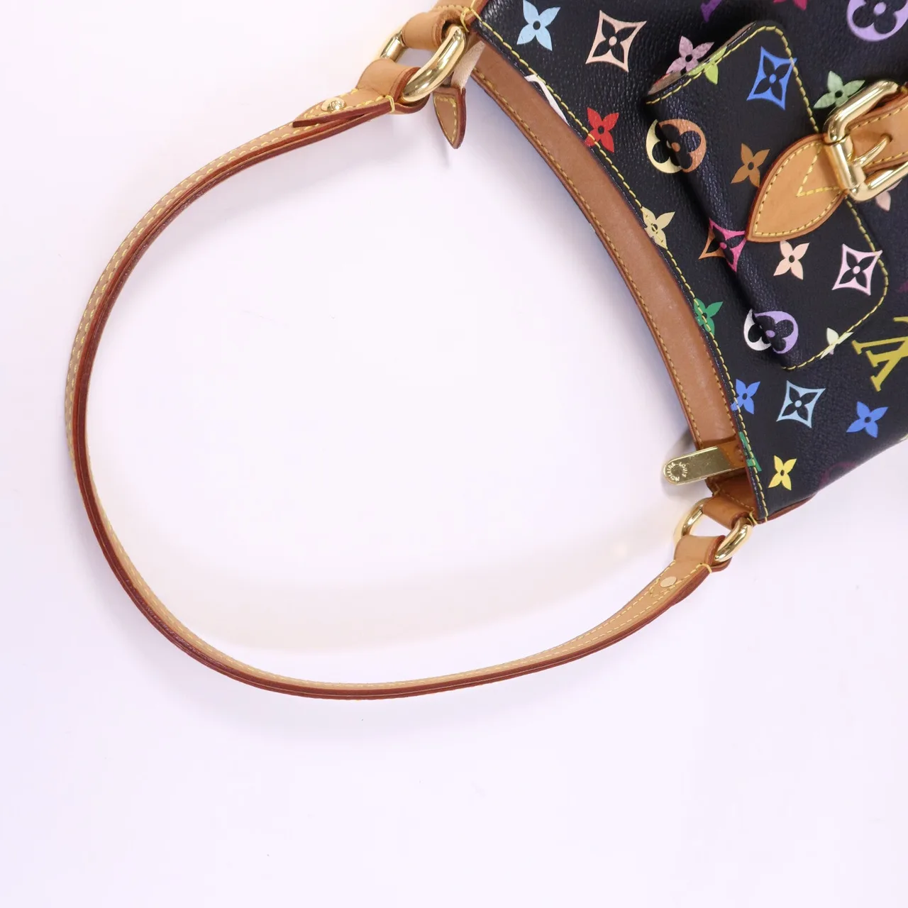 LOUIS VUITTON M40099 Shoulder Bag Coated Canvas 黑色 / Multicolor Coated Canvas Rank B - Thumbnail 10