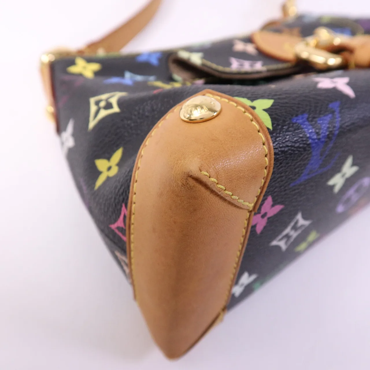 LOUIS VUITTON M40099 Shoulder Bag Coated Canvas 黑色 / Multicolor Coated Canvas Rank B - Thumbnail 12