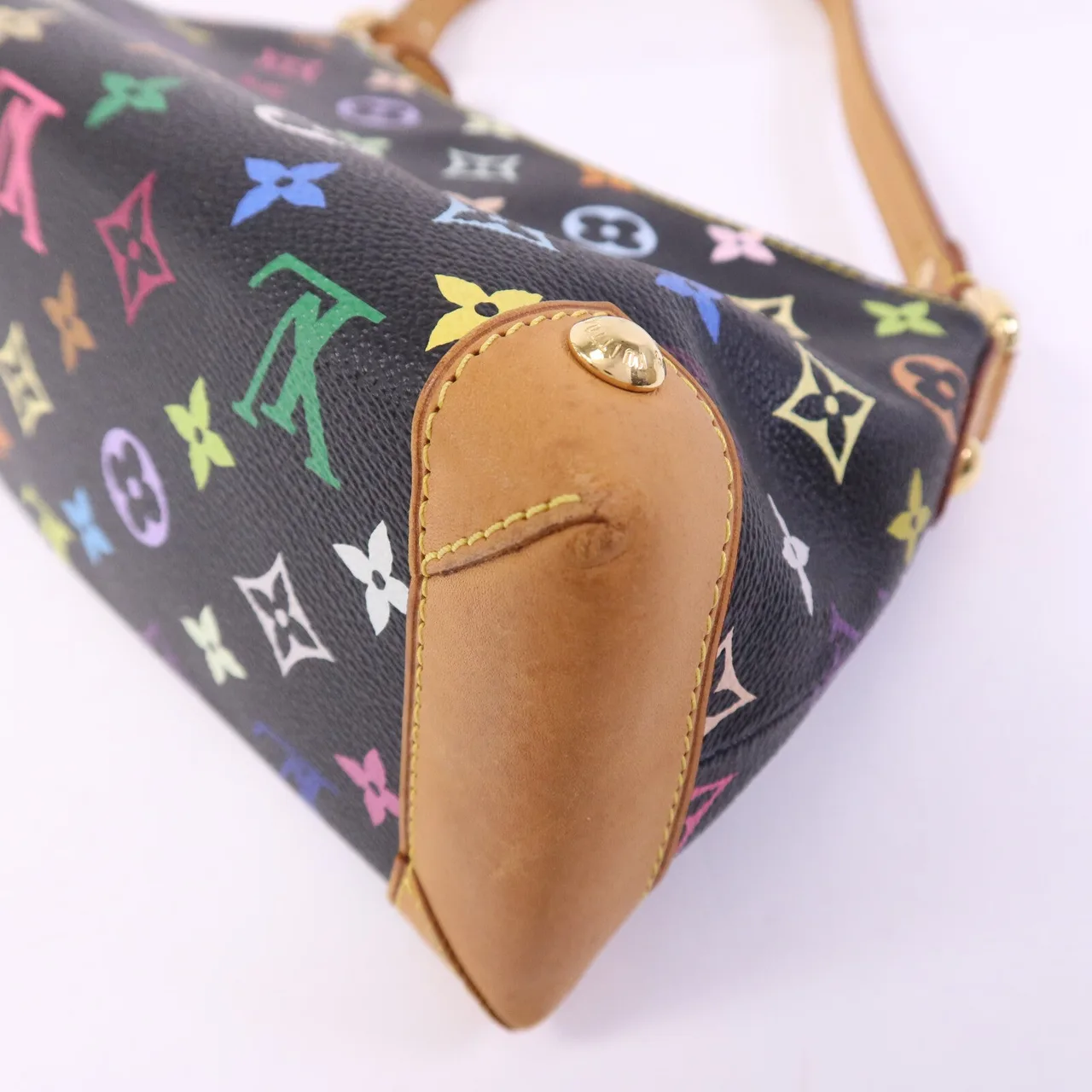 LOUIS VUITTON M40099 Shoulder Bag Coated Canvas 黑色 / Multicolor Coated Canvas Rank B - Thumbnail 13