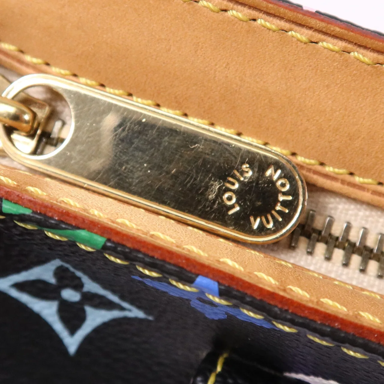 LOUIS VUITTON M40099 Shoulder Bag Coated Canvas 黑色 / Multicolor Coated Canvas Rank B - Thumbnail 15