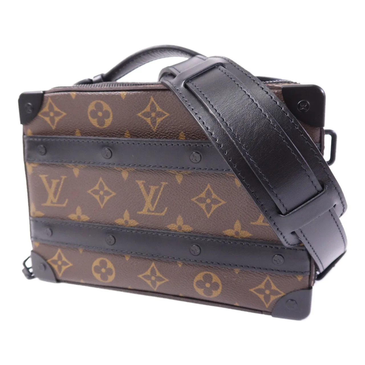 LOUIS VUITTON M45935 兩用包 塗層帆布 棕色 塗層帆布 中古品A - 縮圖 3