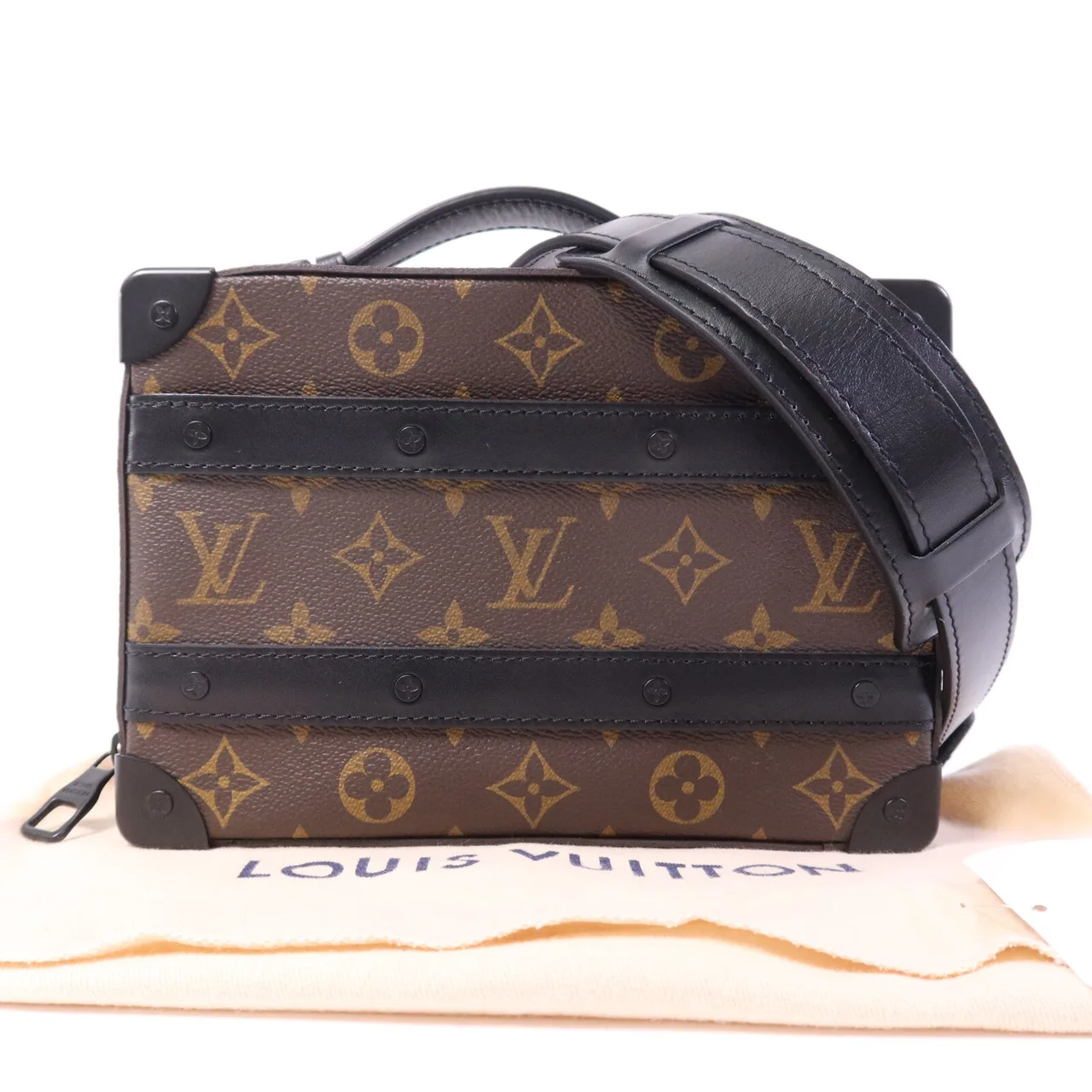 LOUIS VUITTON M45935 兩用包 塗層帆布 棕色 塗層帆布 中古品A - 縮圖 9