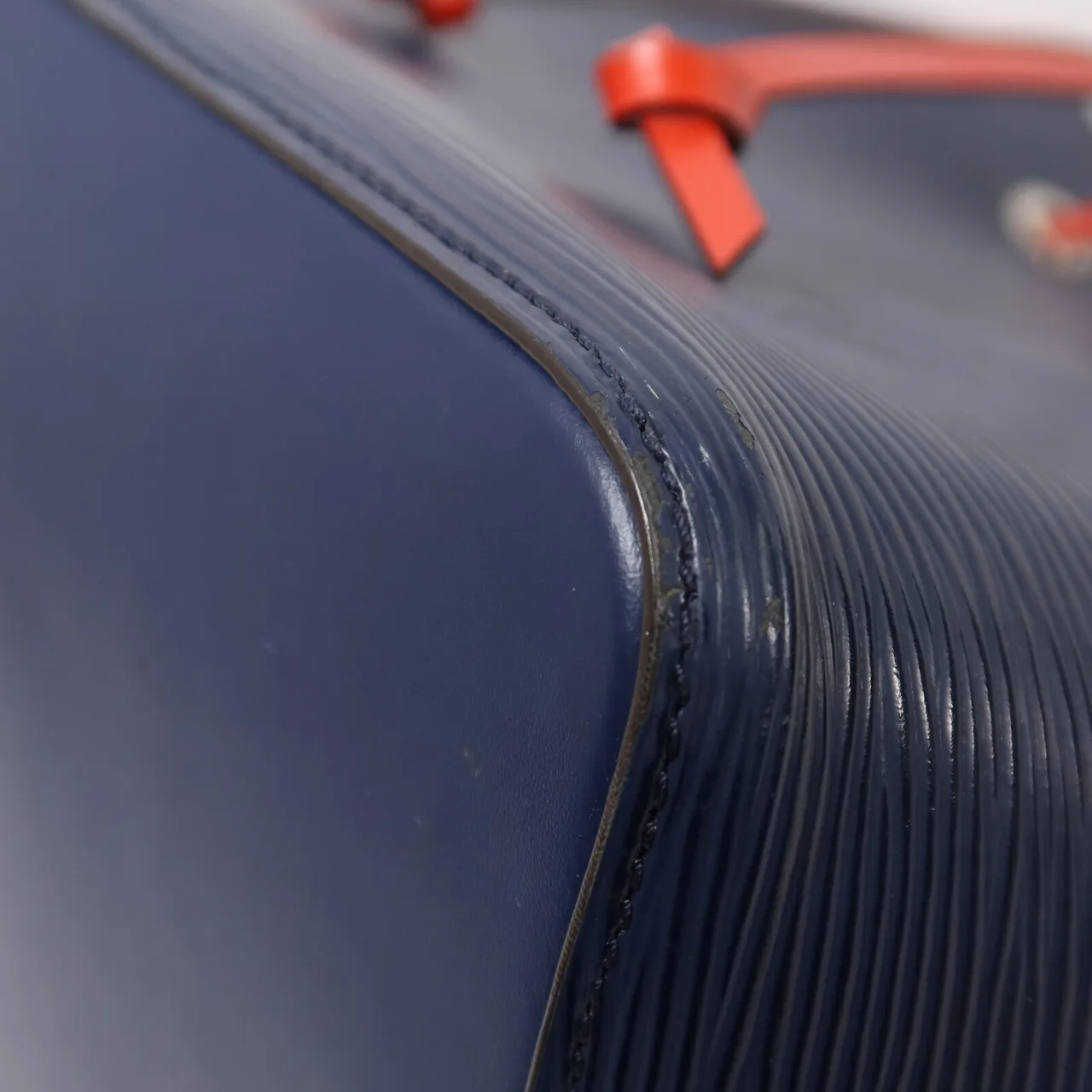 LOUIS VUITTON NeoNoe M54367 2-Way Bag Calfskin 海軍藍 / 紅色 / Navy/Red Calfskin Rank B - Thumbnail 13