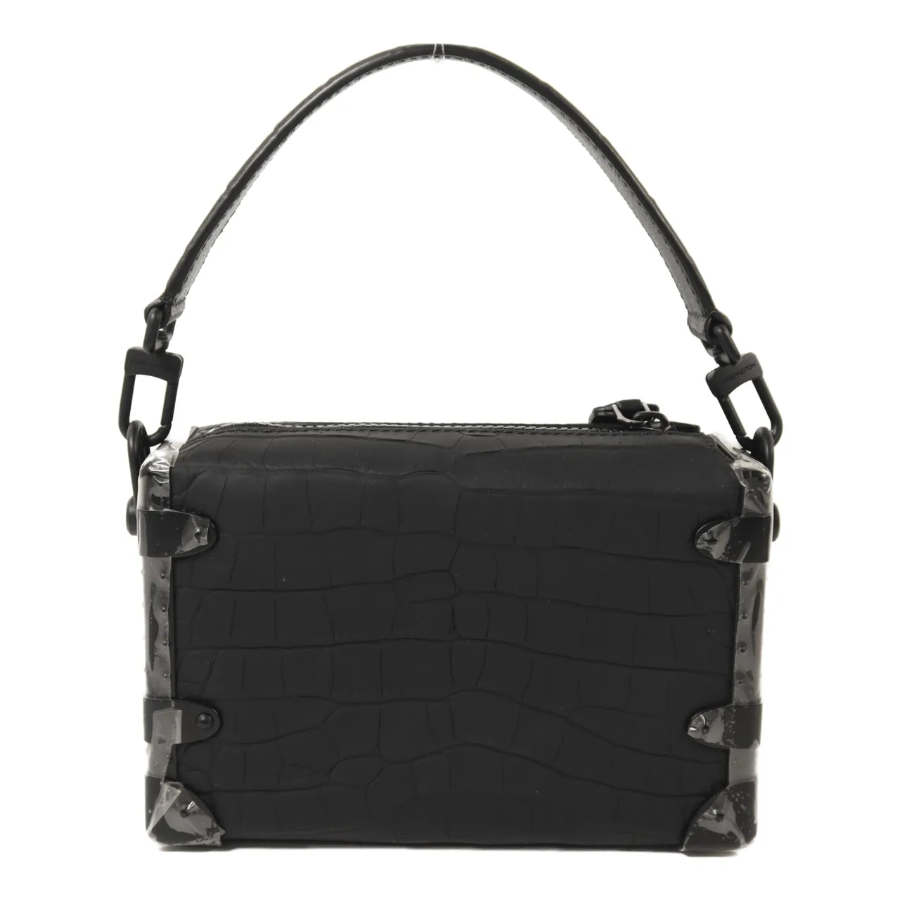 LOUIS VUITTON Side Trunk N85811 2-Way Bag Leather 黑色 / Black Leather Like New - Thumbnail 2