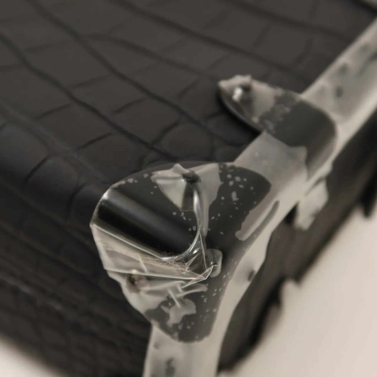 LOUIS VUITTON Side Trunk N85811 2-Way Bag Leather 黑色 / Black Leather Like New - Thumbnail 14