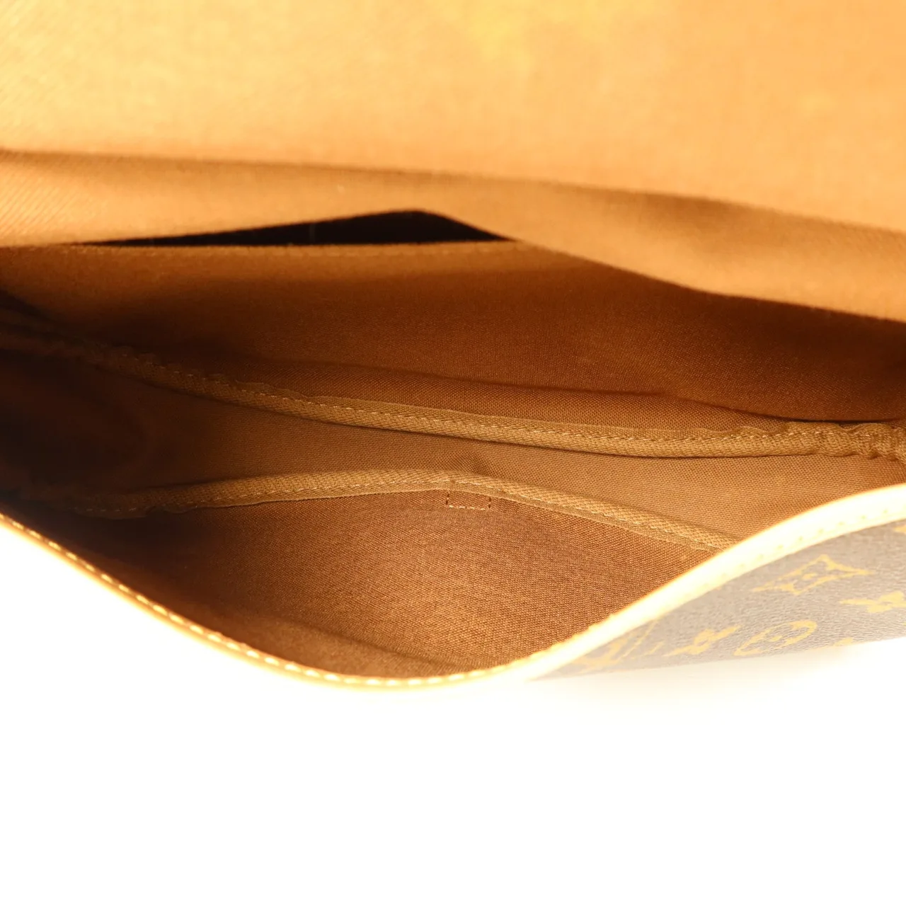 LOUIS VUITTON Saumur M42256 Shoulder Bag Coated Canvas 棕色 Coated Canvas Rank A - Thumbnail 6