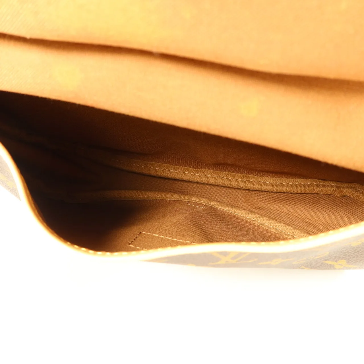 LOUIS VUITTON Saumur M42256 Shoulder Bag Coated Canvas 棕色 Coated Canvas Rank A - Thumbnail 7