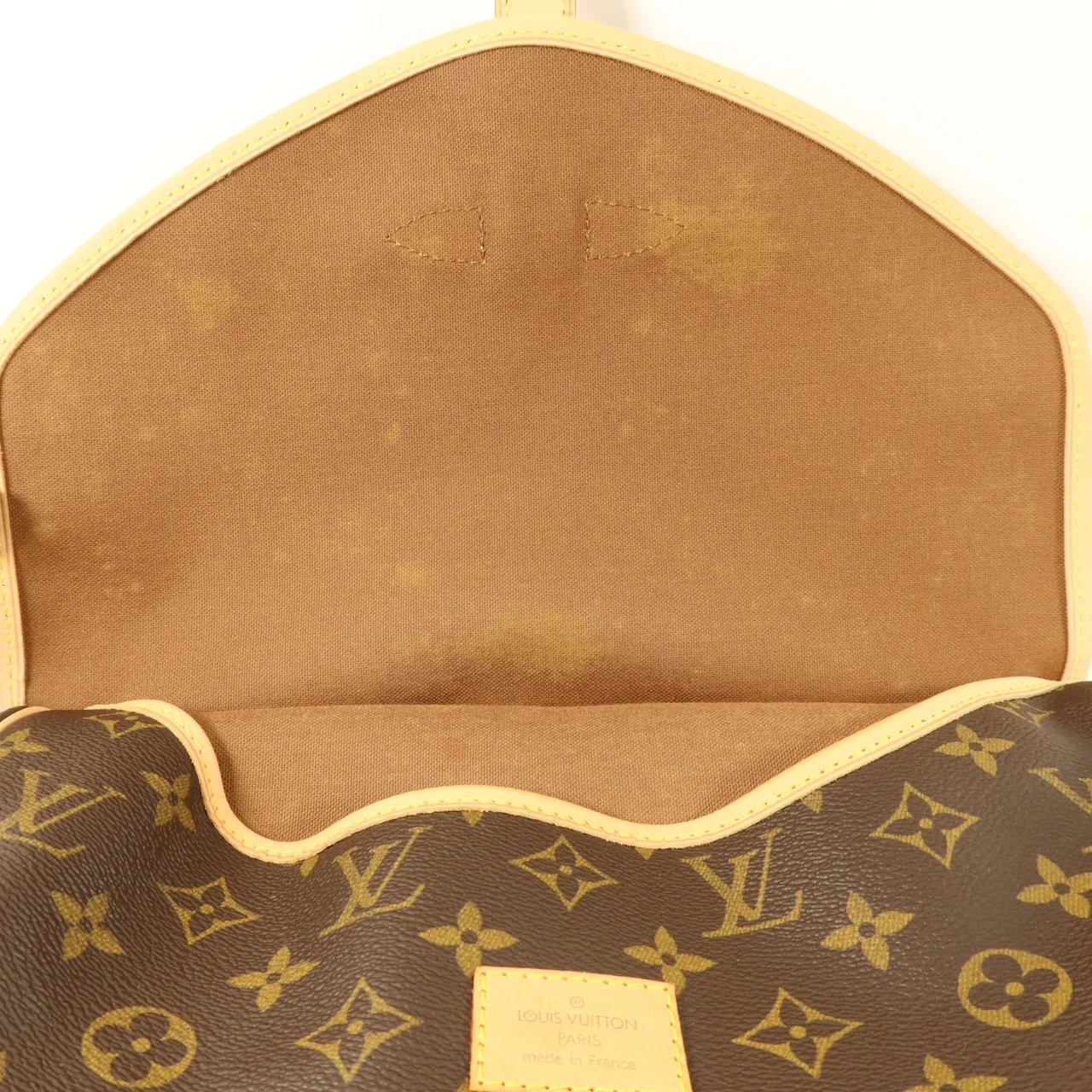 LOUIS VUITTON Saumur M42256 Shoulder Bag Coated Canvas 棕色 Coated Canvas Rank A - Thumbnail 17
