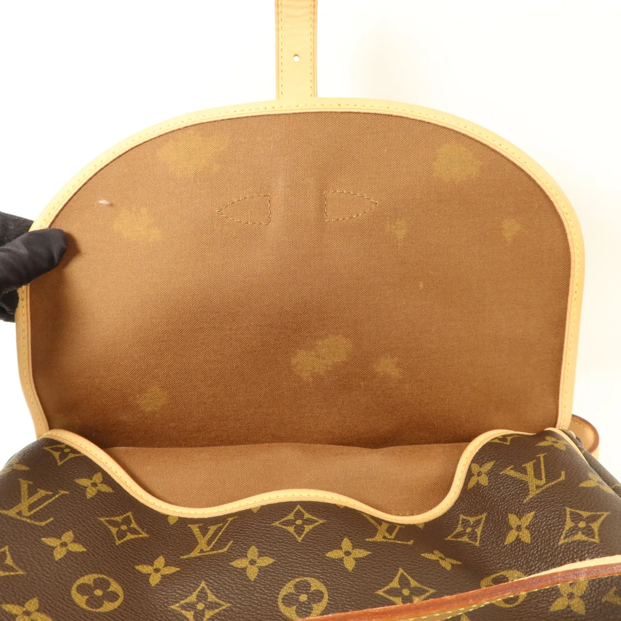LOUIS VUITTON Saumur M42256 Shoulder Bag Coated Canvas 棕色 Coated Canvas Rank A - Thumbnail 18