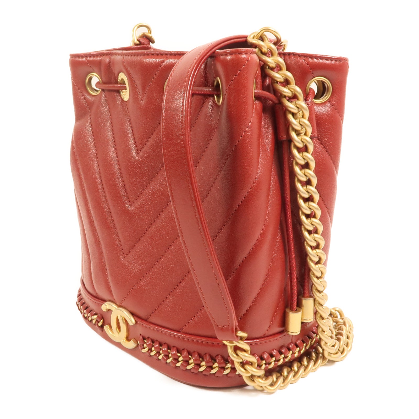 LOUIS VUITTON Bucket Shoulder Bag Calfskin 3