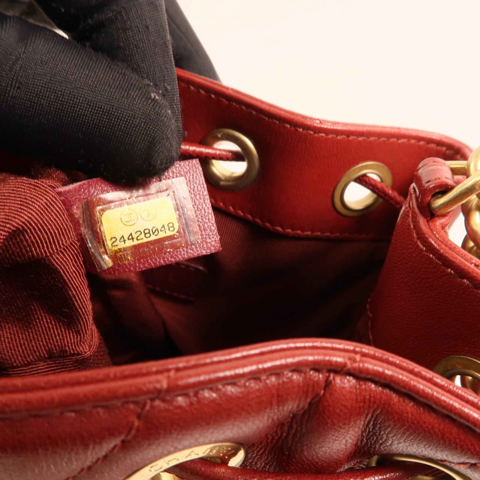 LOUIS VUITTON Bucket Shoulder Bag Calfskin 7