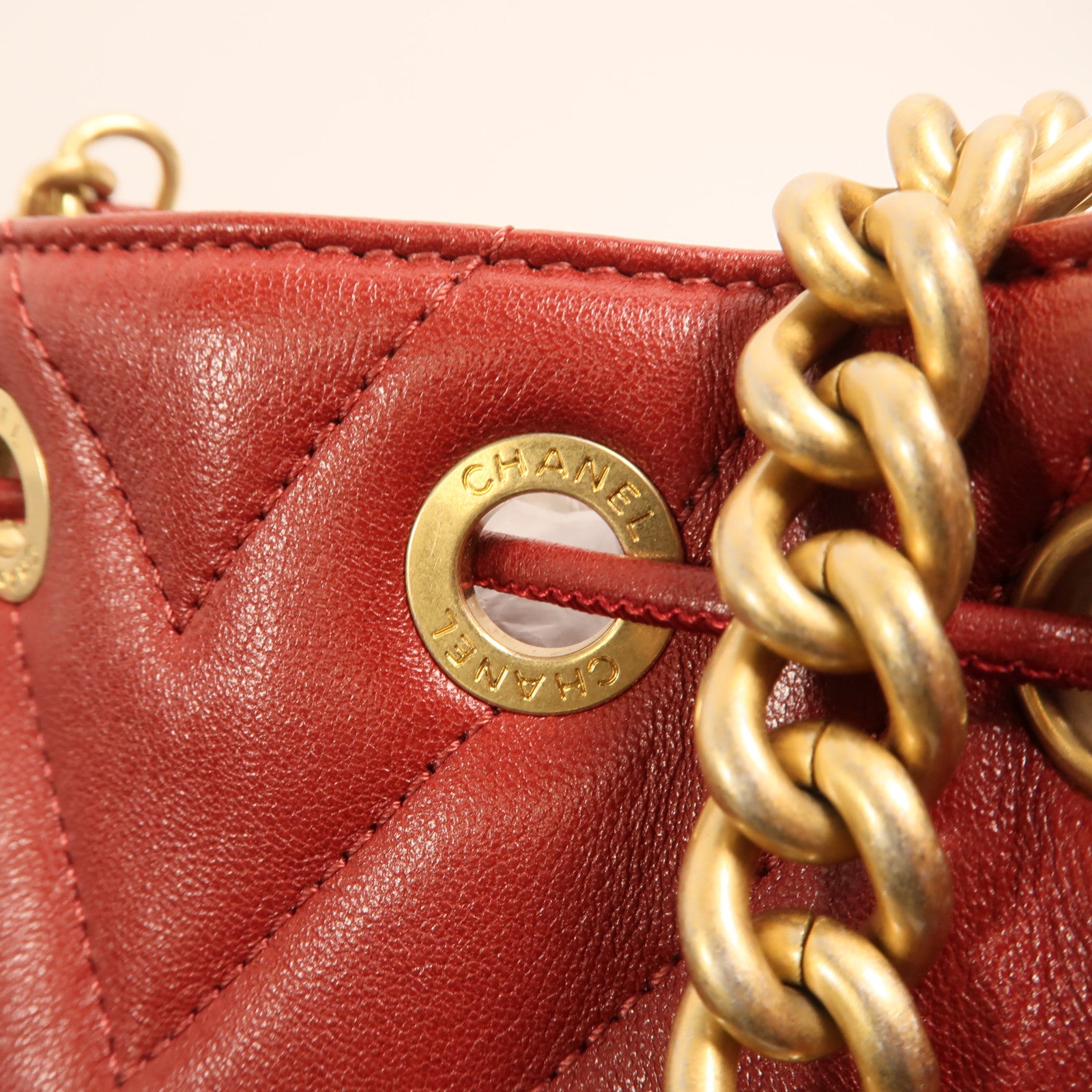 LOUIS VUITTON Bucket Shoulder Bag Calfskin 11