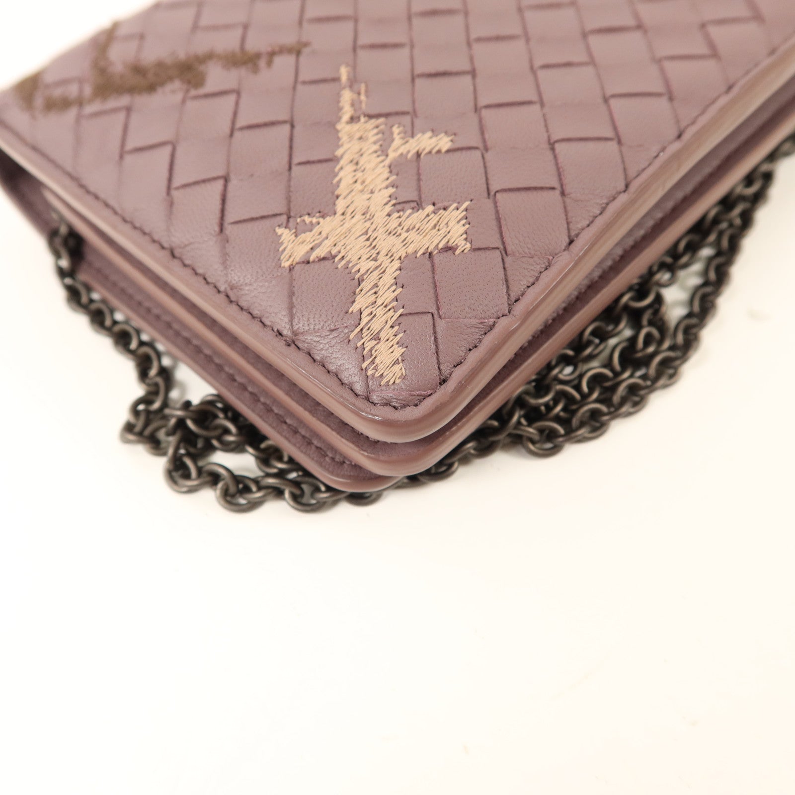 LOUIS VUITTON Shoulder Bag Lambskin 15