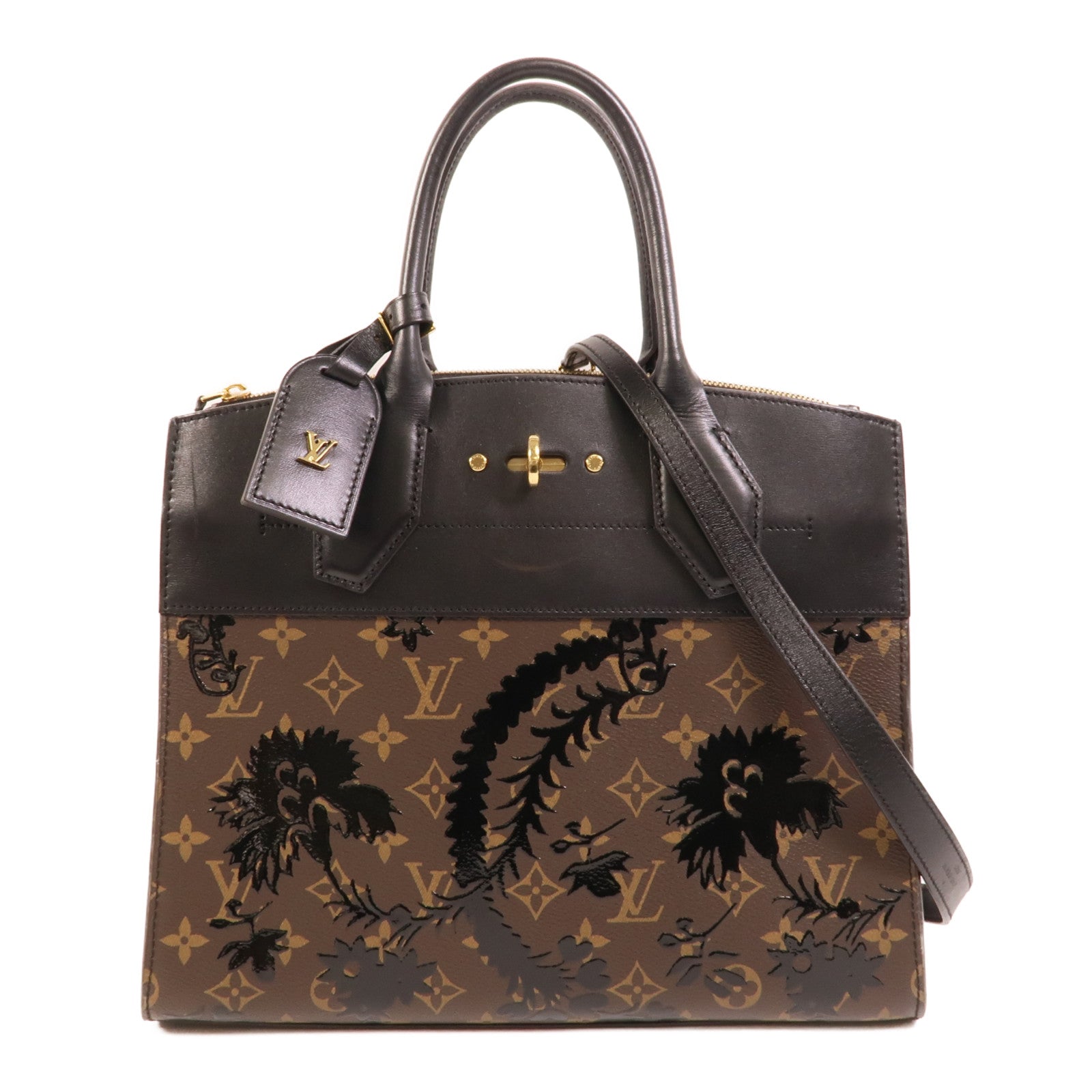 LOUIS VUITTON Steamer M43606 兩用包 塗層帆布