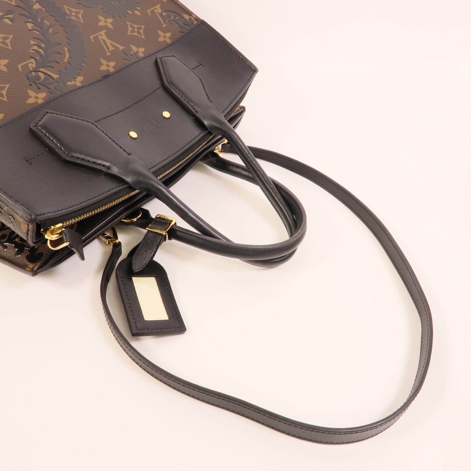 LOUIS VUITTON Steamer M43606 兩用包 塗層帆布 5