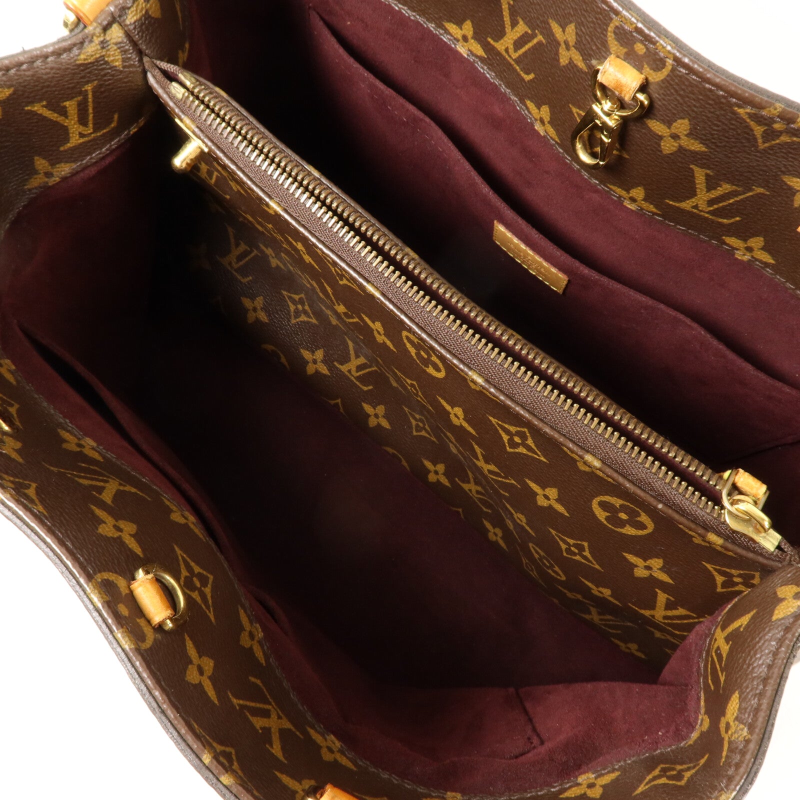 LOUIS VUITTON Montaigne M41056 2-Way Bag Coated Canvas 5