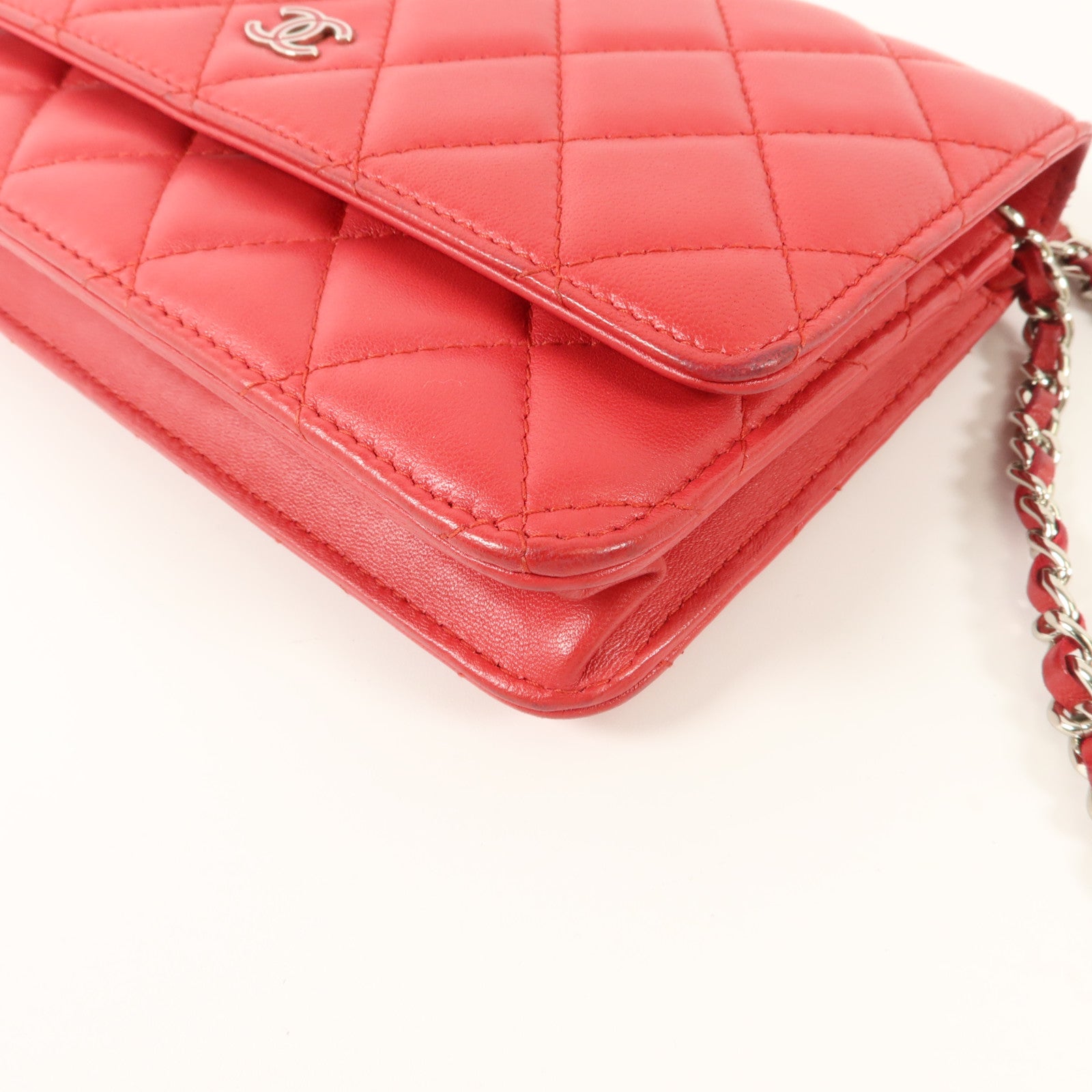 LOUIS VUITTON Shoulder Bag Lambskin 13
