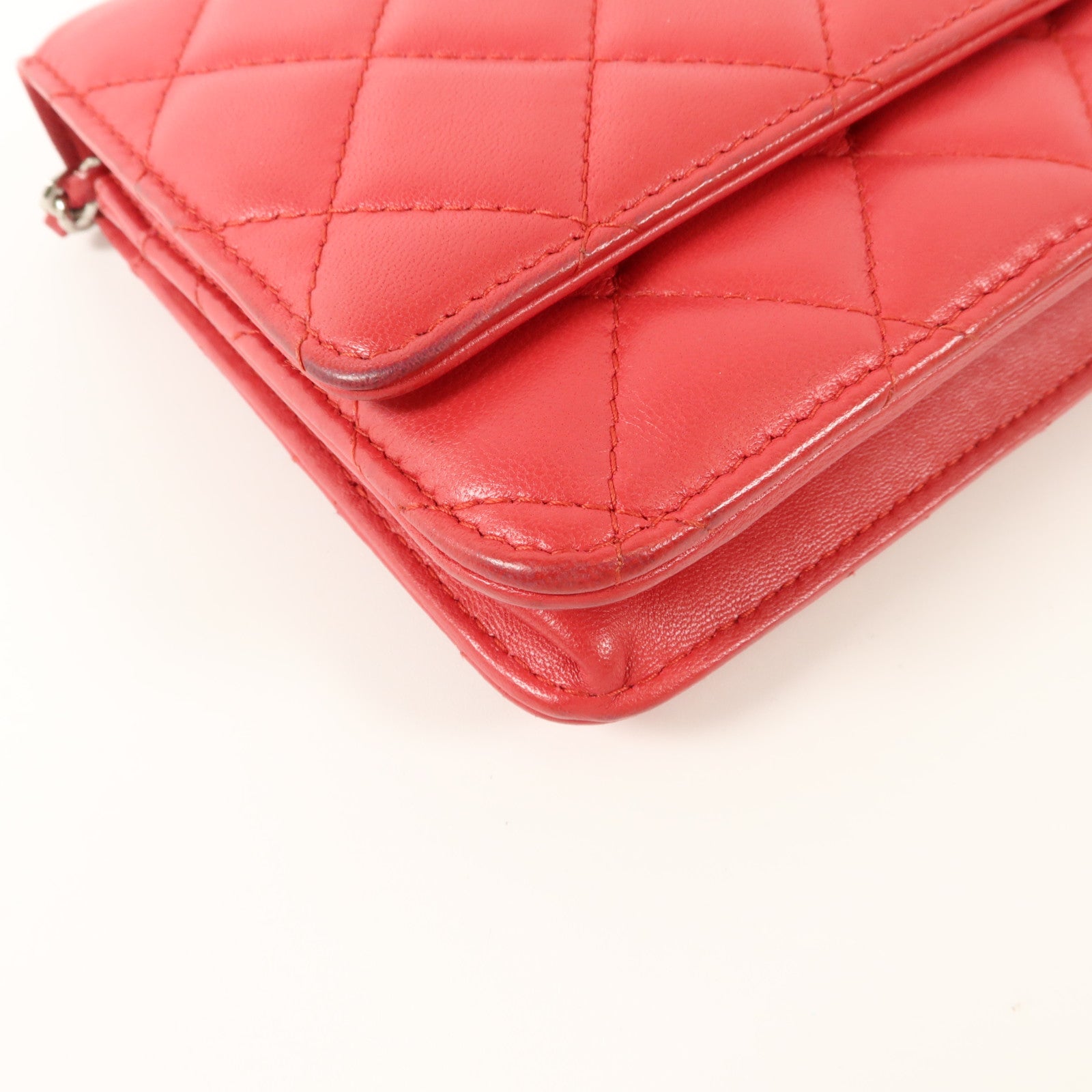 LOUIS VUITTON Shoulder Bag Lambskin 14
