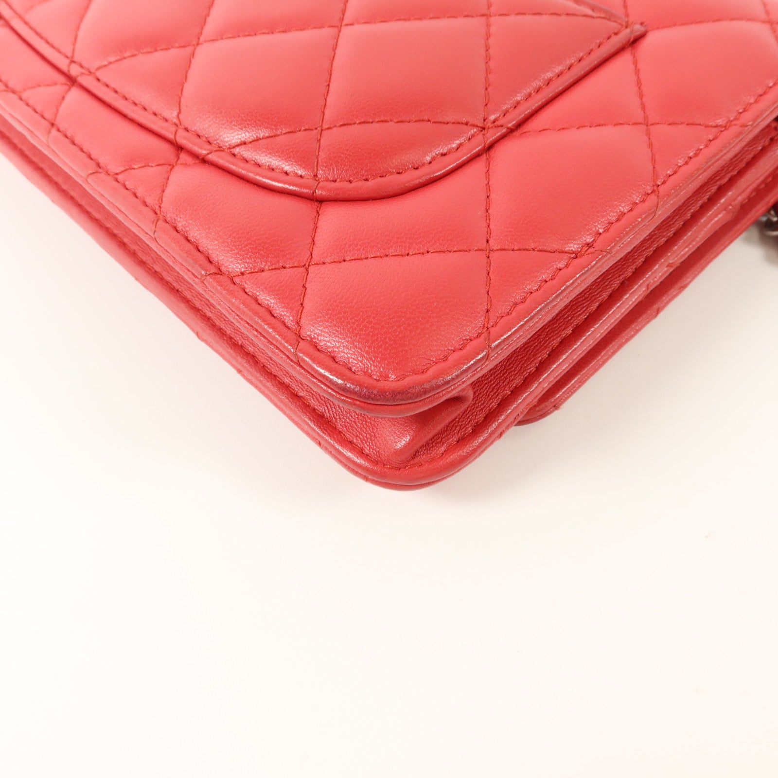 LOUIS VUITTON Shoulder Bag Lambskin 15