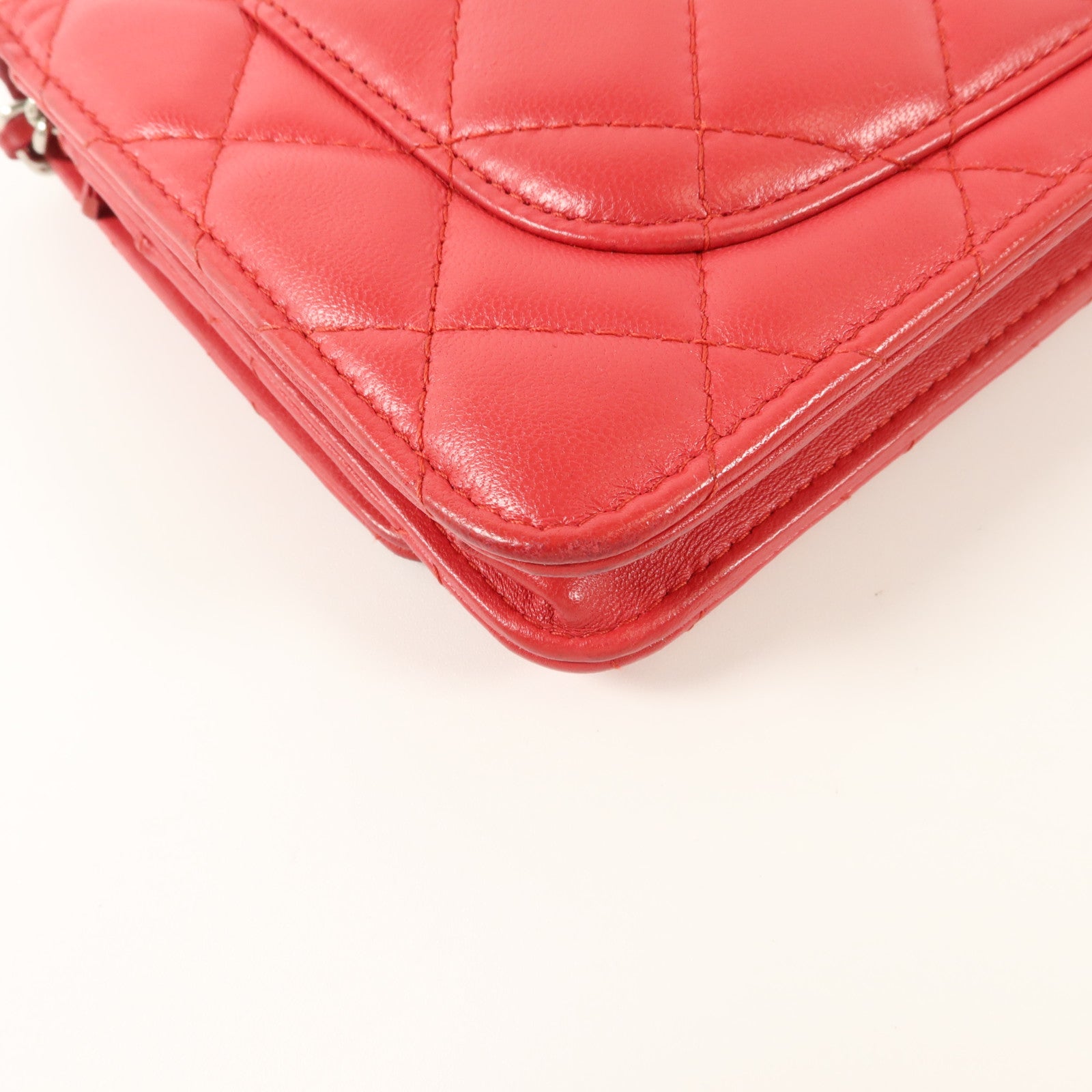 LOUIS VUITTON Shoulder Bag Lambskin 16