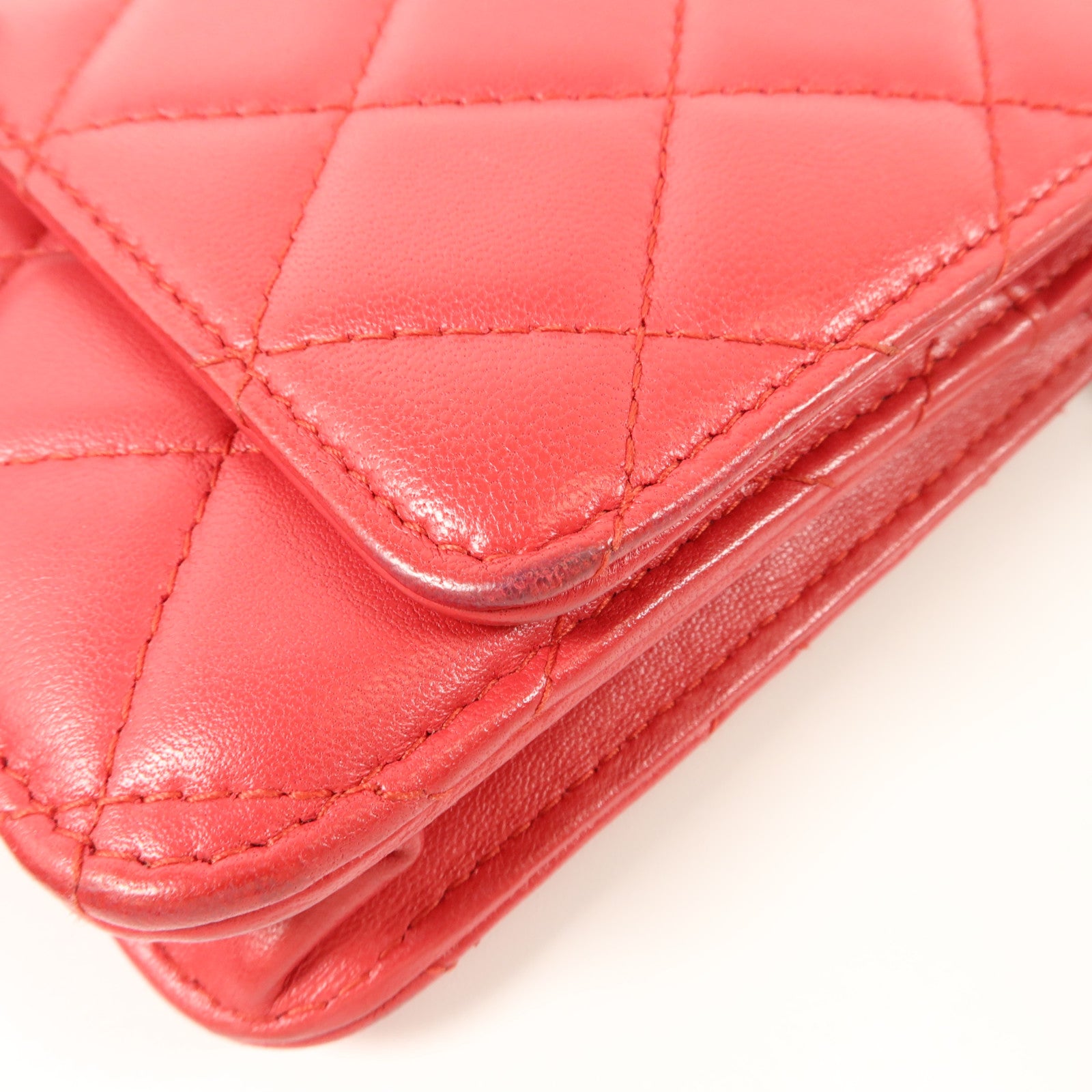 LOUIS VUITTON Shoulder Bag Lambskin 20