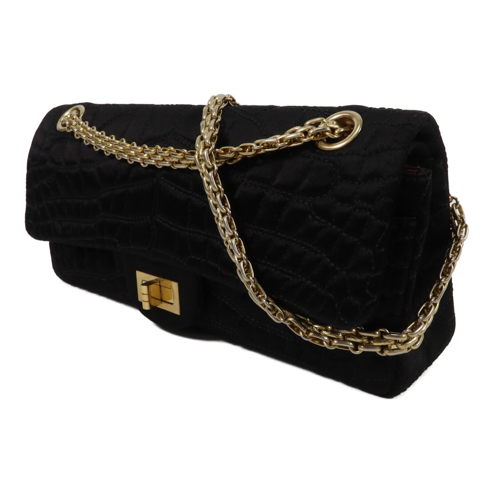 LOUIS VUITTON Shoulder Bag x Satin 3