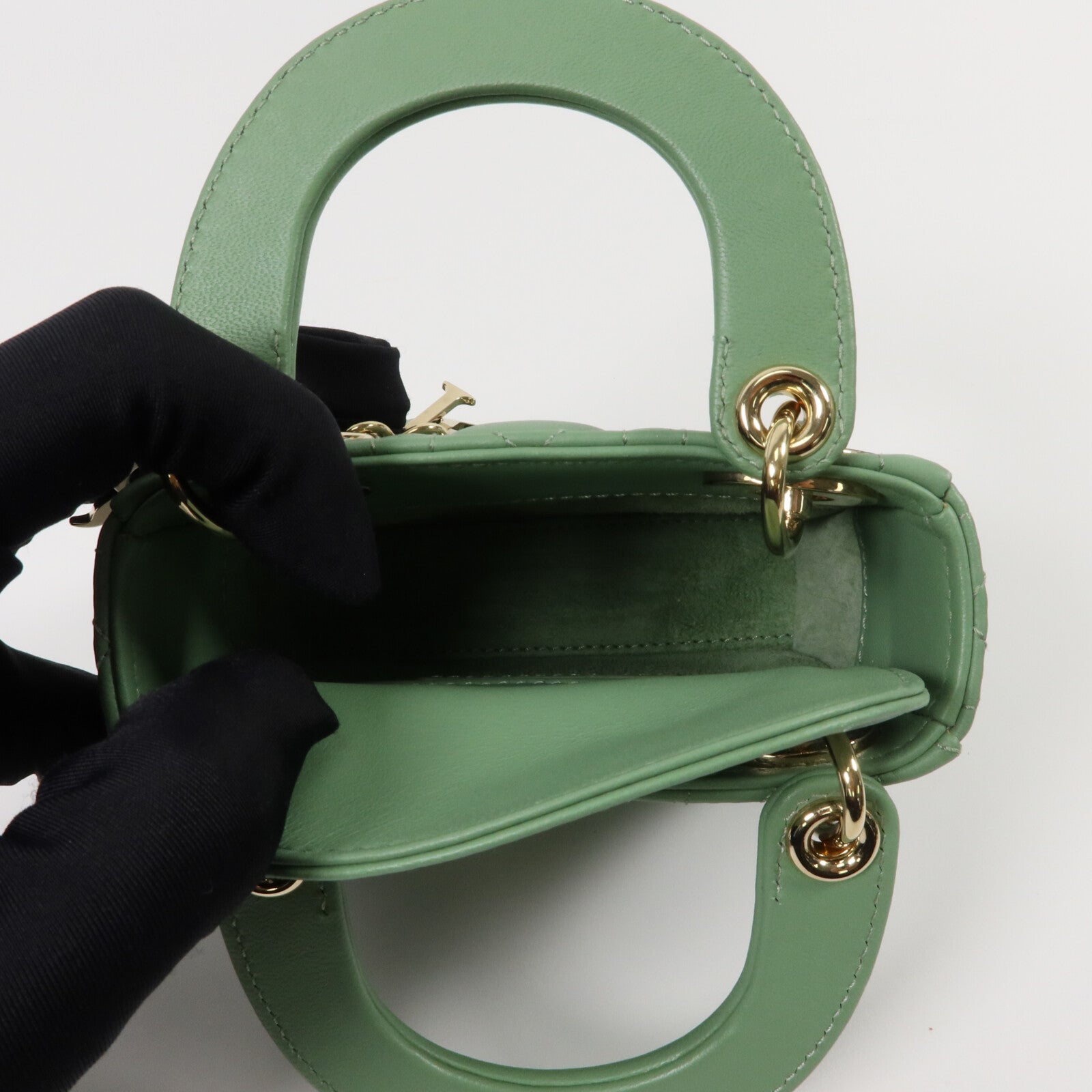 LOUIS VUITTON 2-Way Bag Lambskin 5