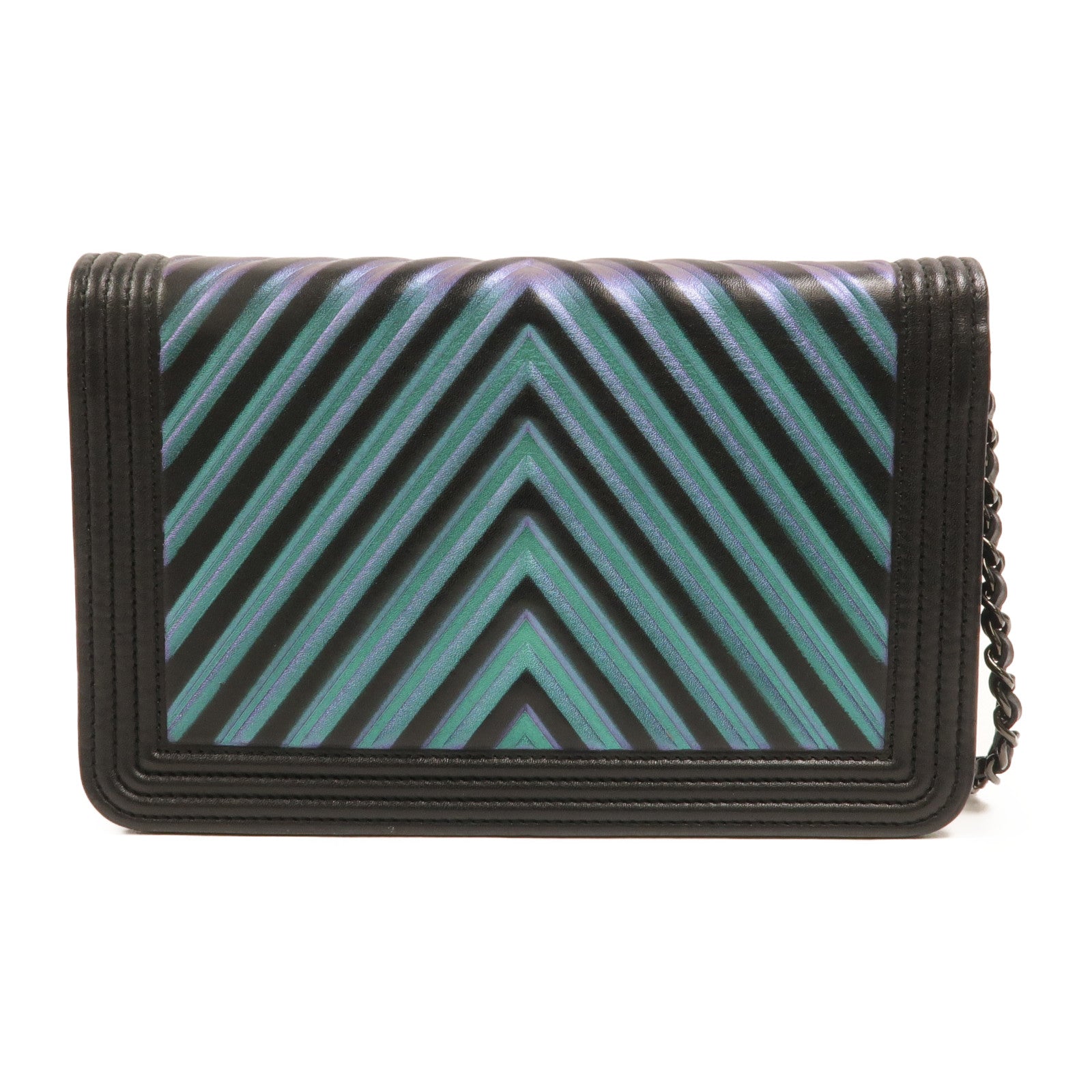 LOUIS VUITTON WOC Shoulder Bag Calfskin 2