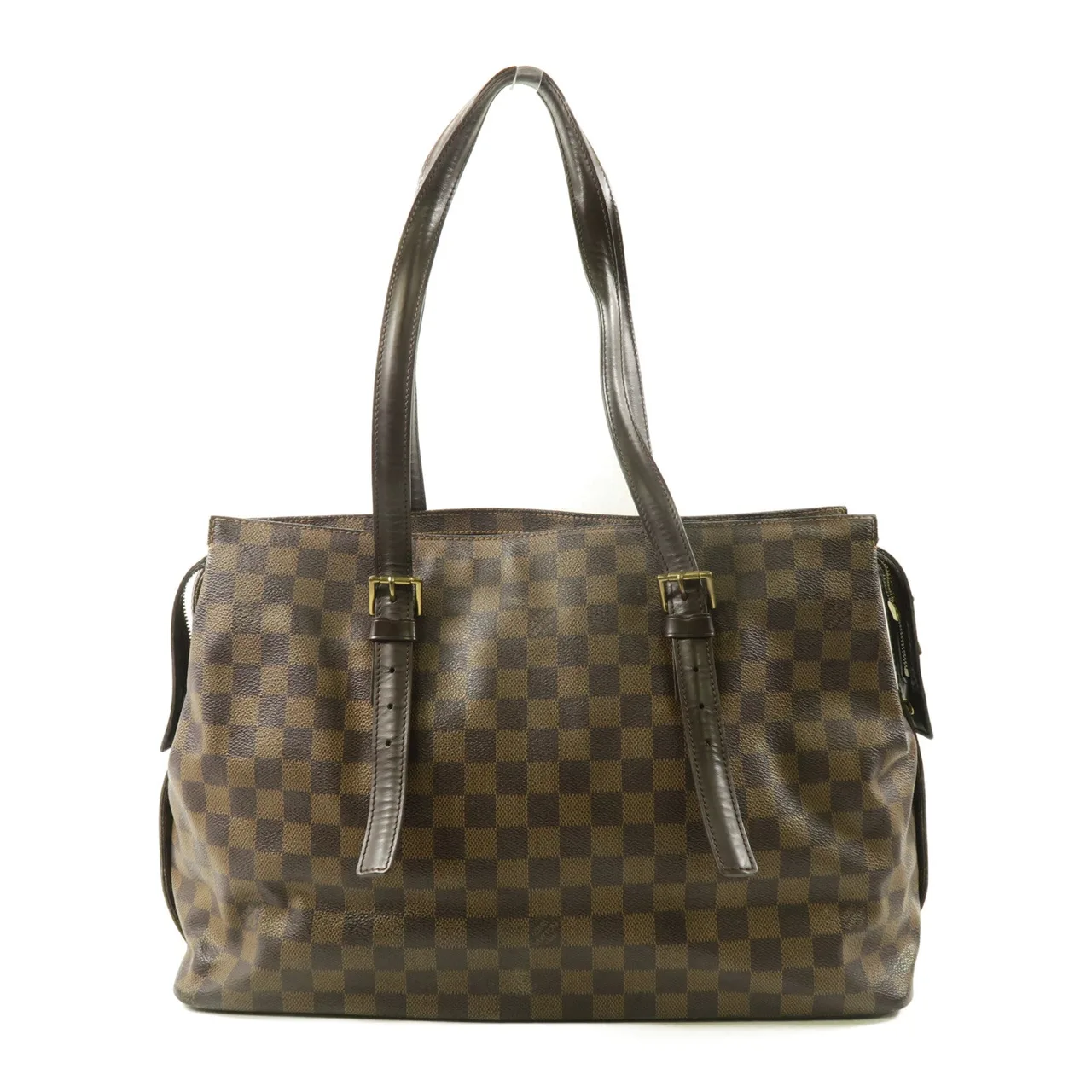 LOUIS VUITTON Chelsea N51119 Shoulder Bag Coated Canvas 棕色 / Brown