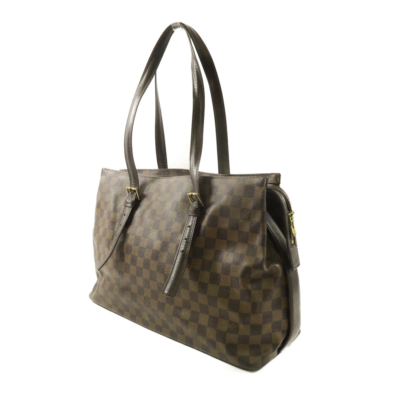 LOUIS VUITTON Chelsea N51119 肩背包 塗層帆布 棕色 / Brown 塗層帆布 中古品B - 縮圖 3