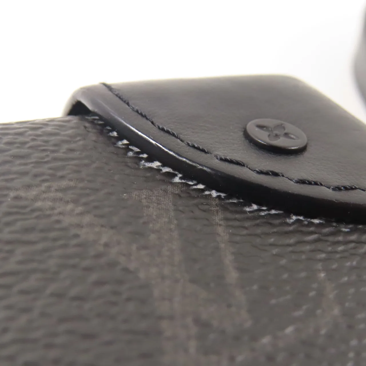 LOUIS VUITTON Soft Trunk M69838 肩背包 塗層帆布 黑色 / Black 塗層帆布 中古品B - 縮圖 14