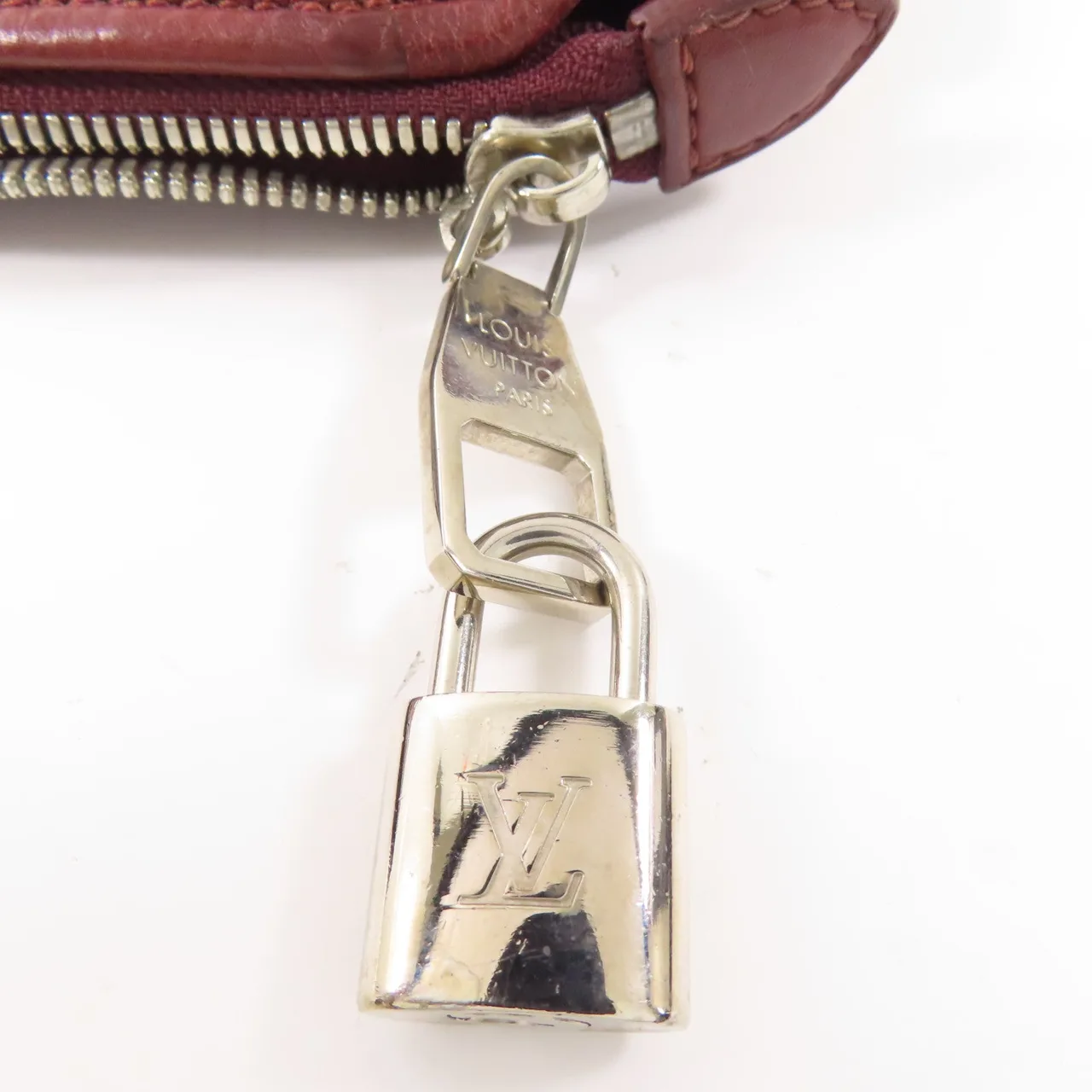 LOUIS VUITTON M97069 手提包 皮革 紅色 / Bordeaux 皮革 中古品B - 縮圖 9